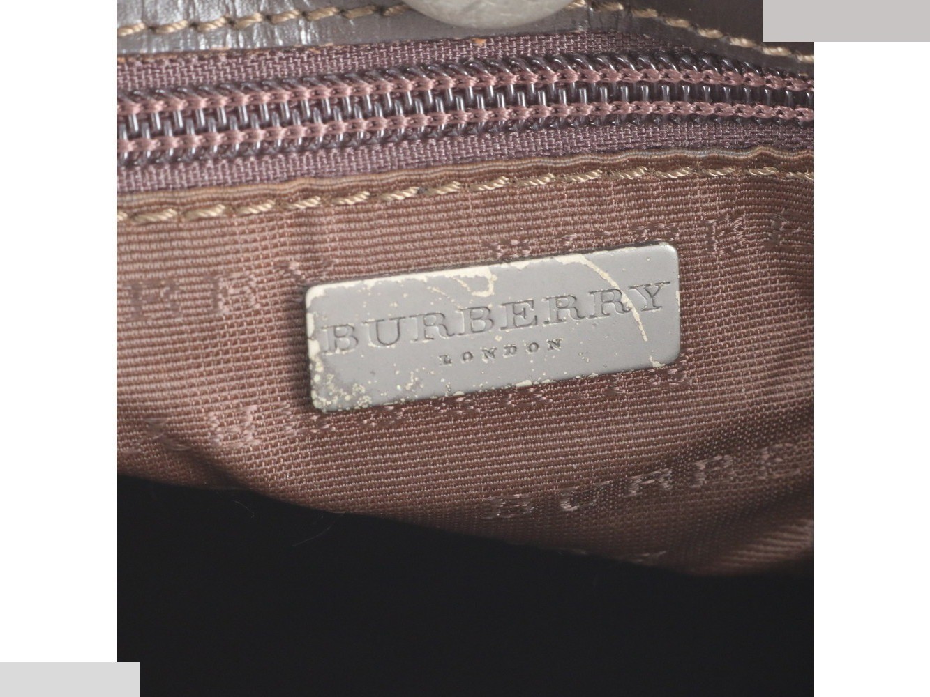 Nova Check Leather Tote Bag — view 8