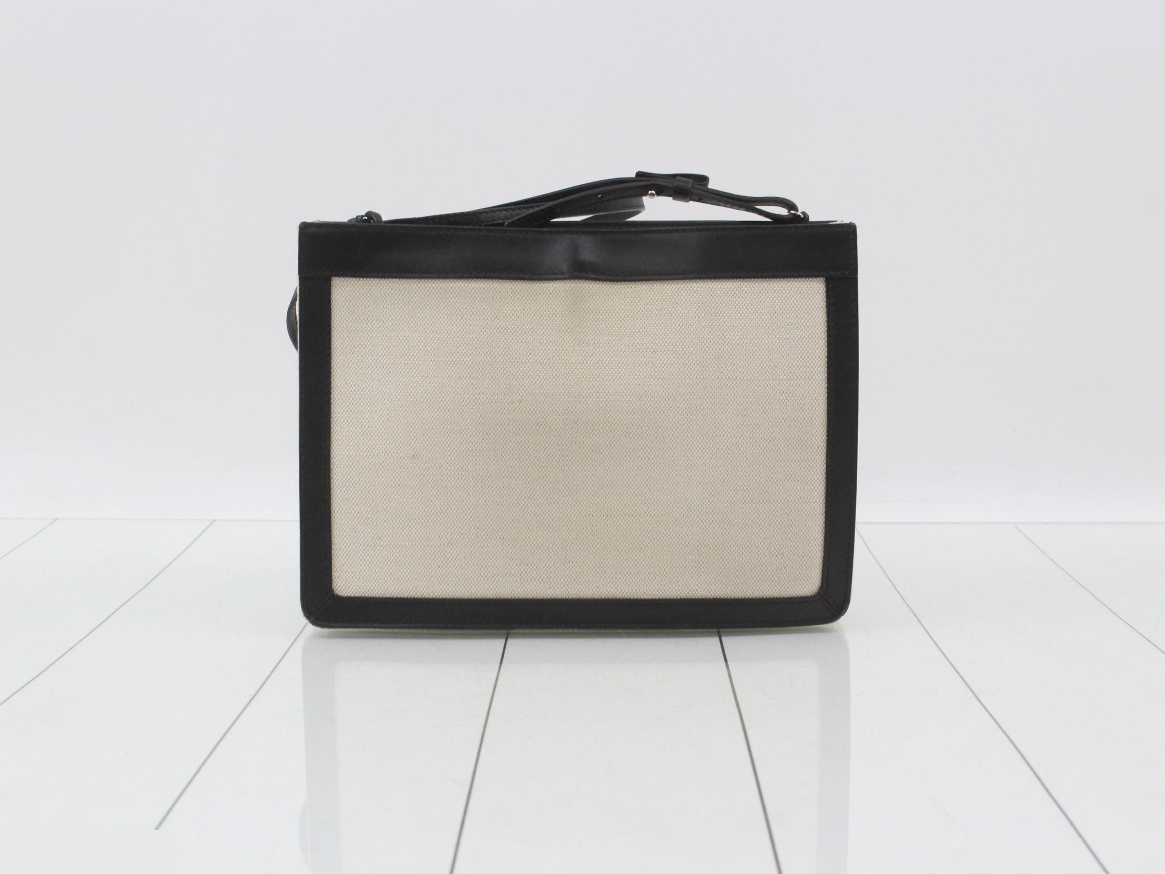 Navy pochette bag — view 2