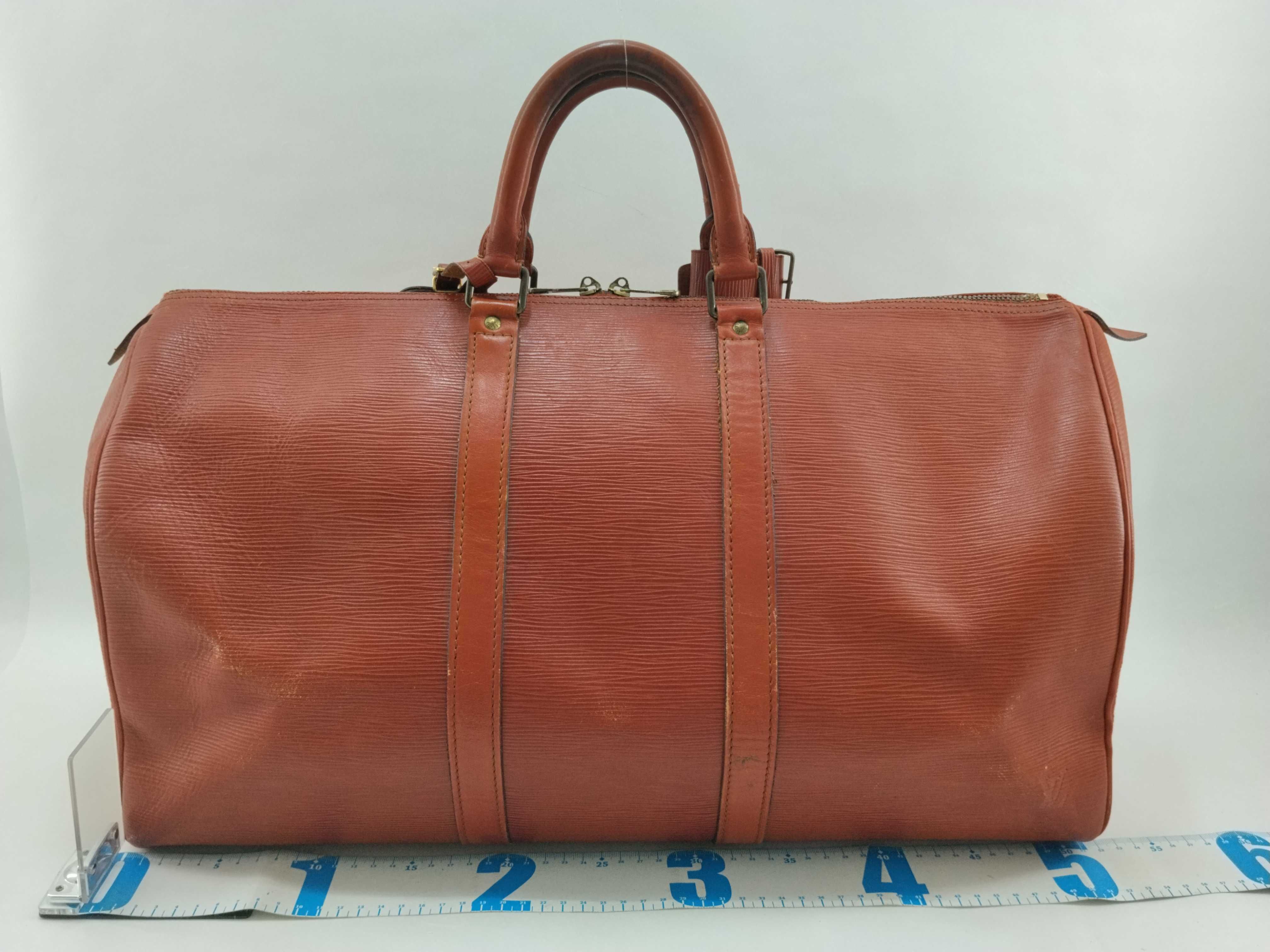 Epi Louis Vuitton Keepall Boston Bag — view 2
