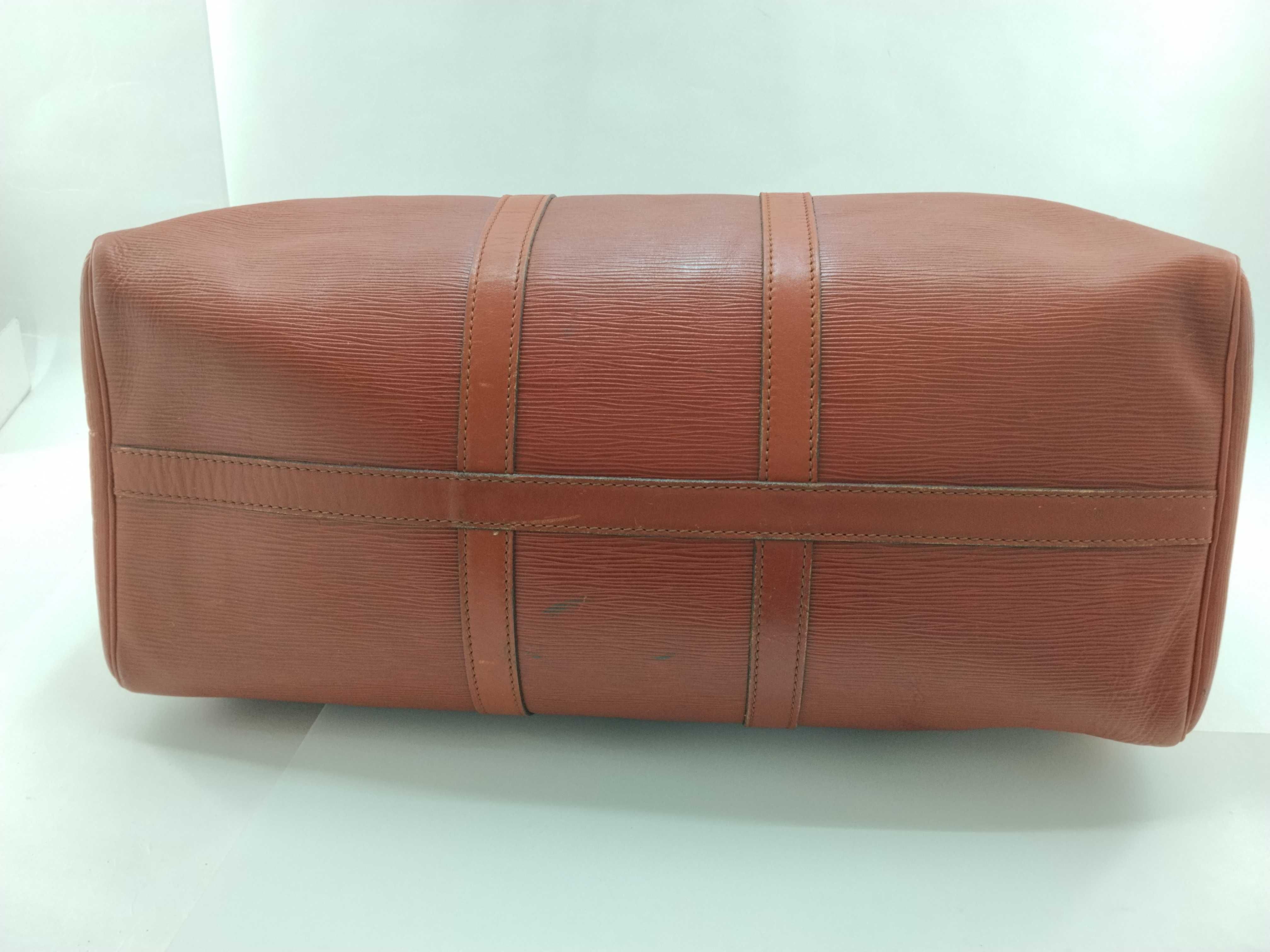 Epi Louis Vuitton Keepall Boston Bag — view 7