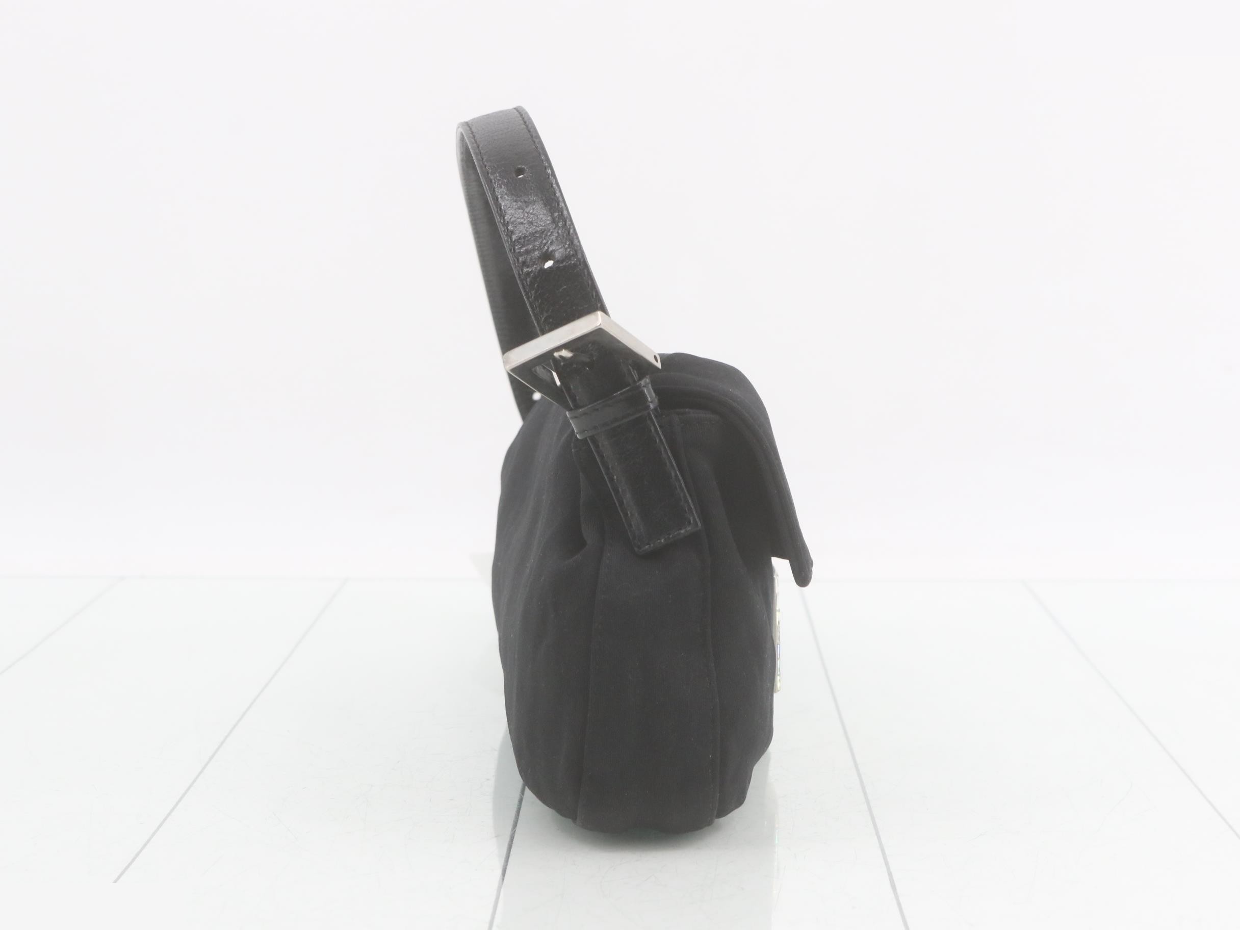 Mamma Bucket Rhinestone Black Shoulder Bag — view 4