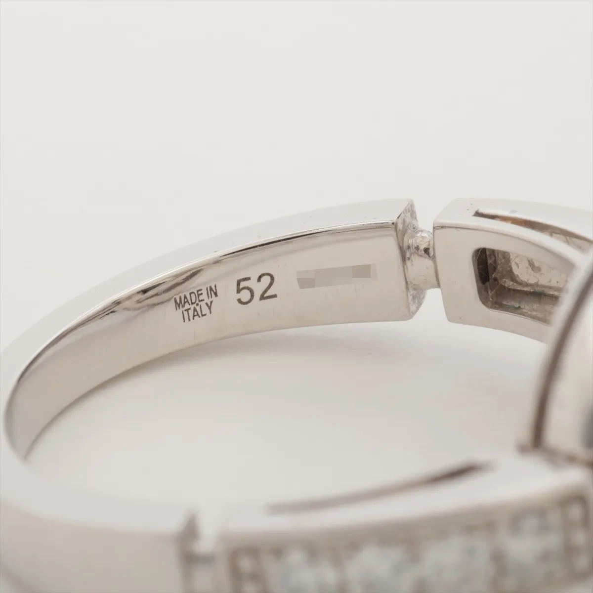 Diamond Ring 750 (WG) 6.1g Size 52 9EX1AA — view 4
