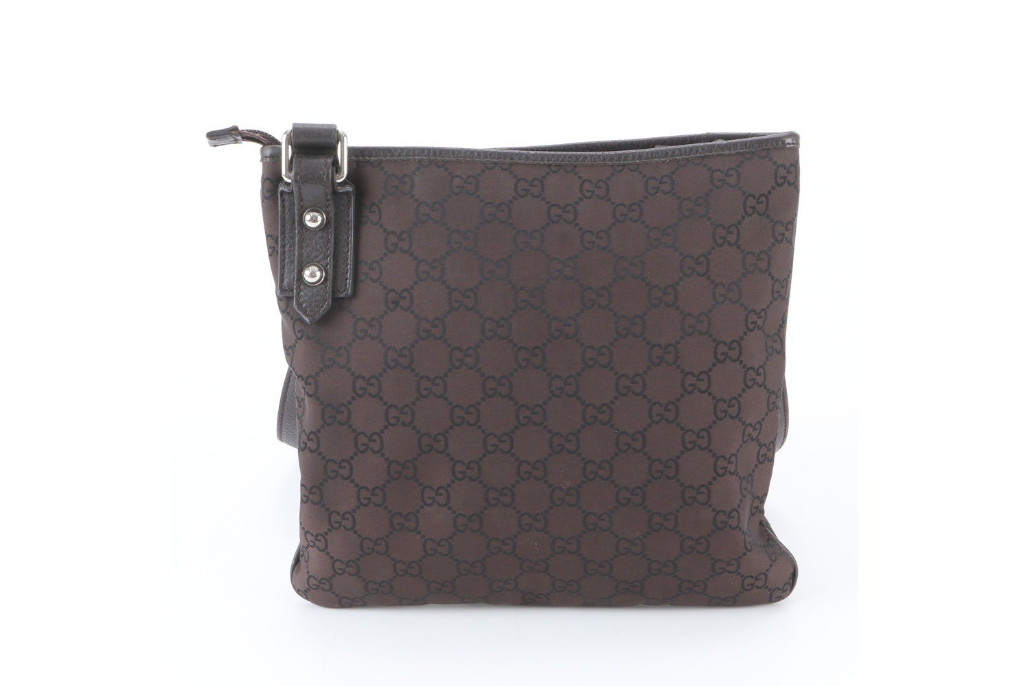 GG Nylon 268620 Leather Shoulder Bag — view 3