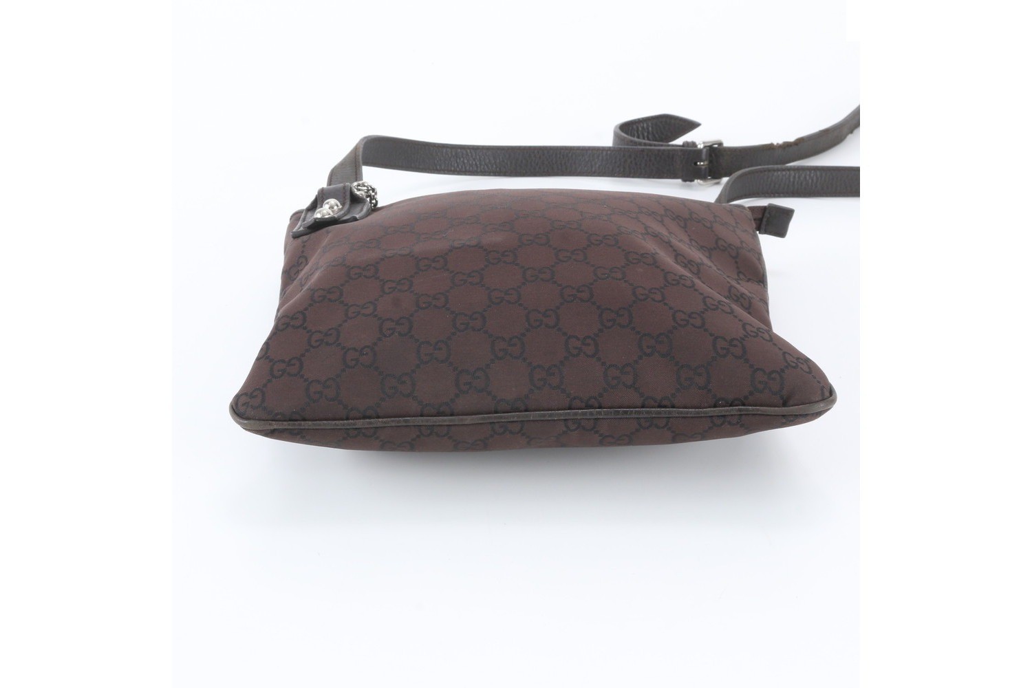 GG Nylon 268620 Leather Shoulder Bag — view 6