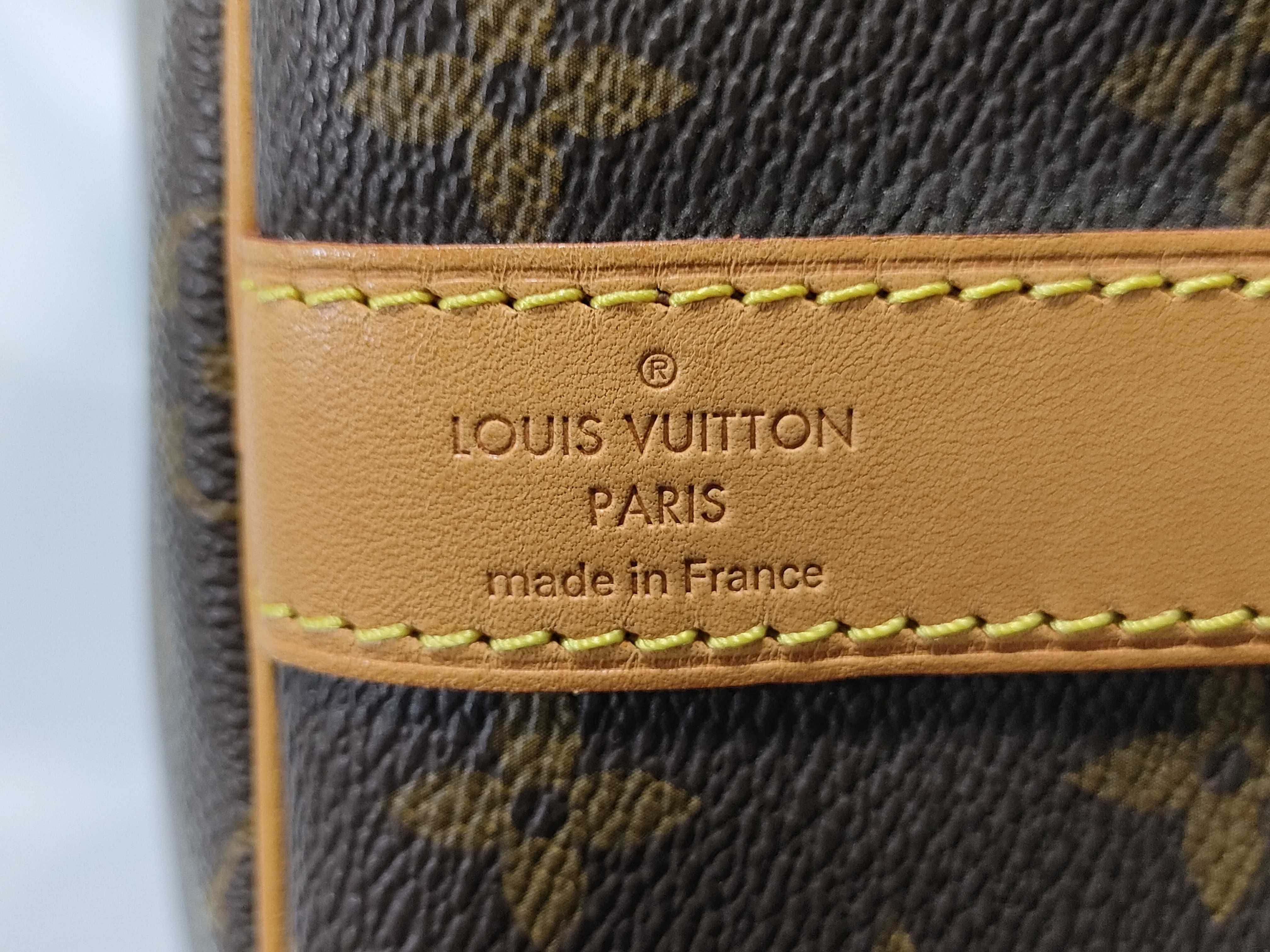 Monogram Keepall Bandoulière 60 Boston Bag with Initials — view 12