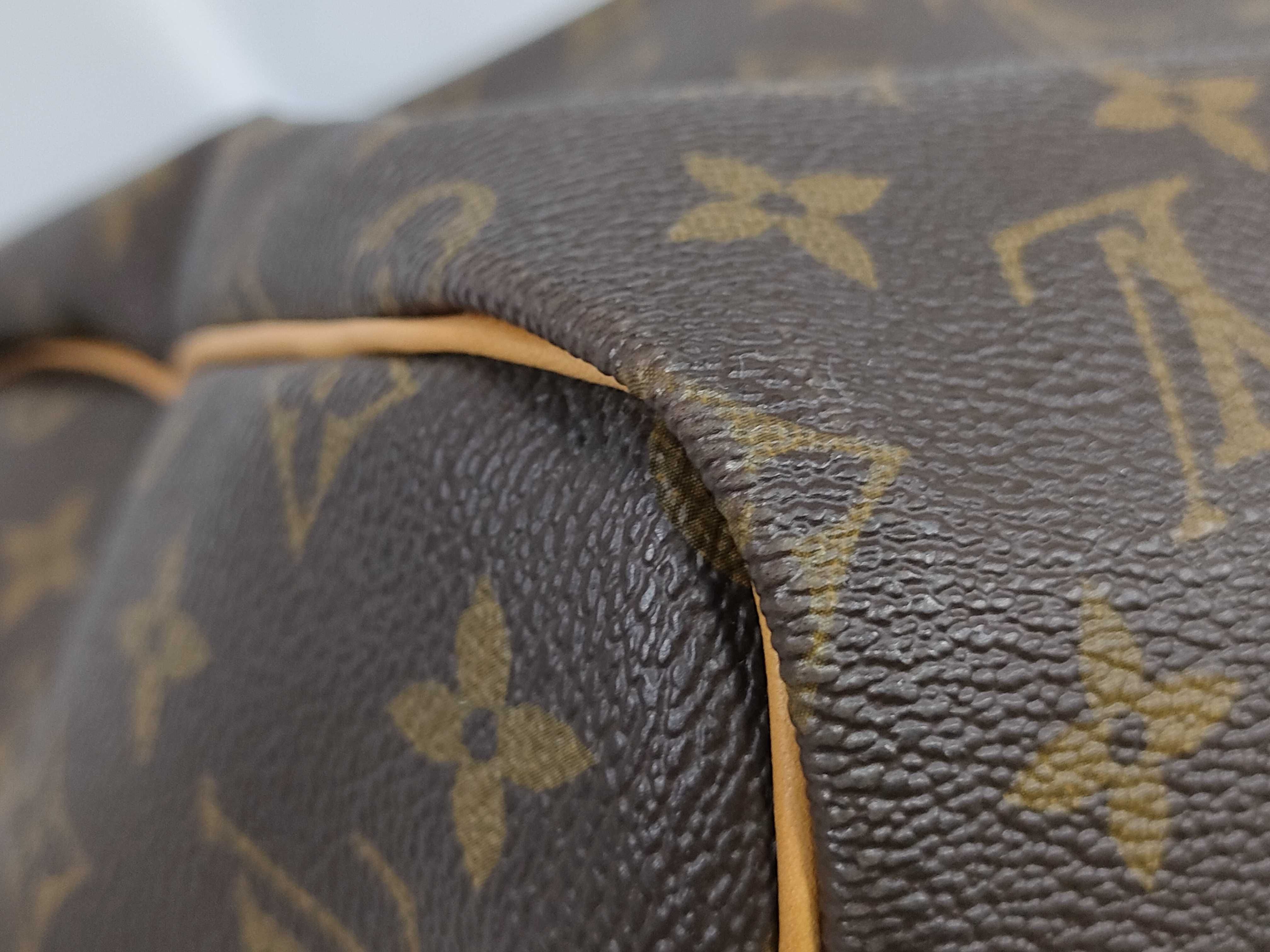 Monogram Keepall Bandoulière 60 Boston Bag with Initials — view 7