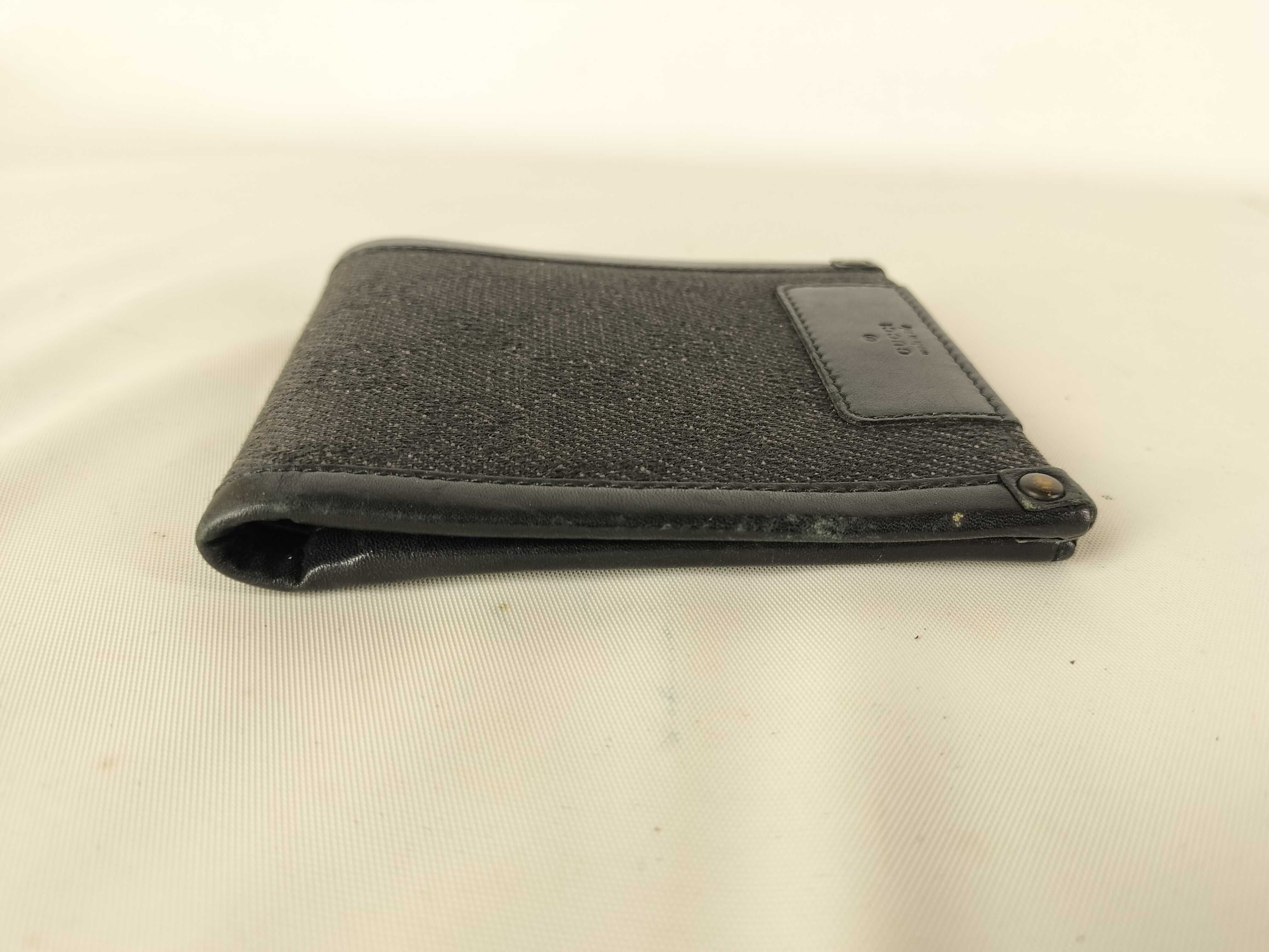 101663・2149 Leather x GG Canvas Folding Wallet — view 3