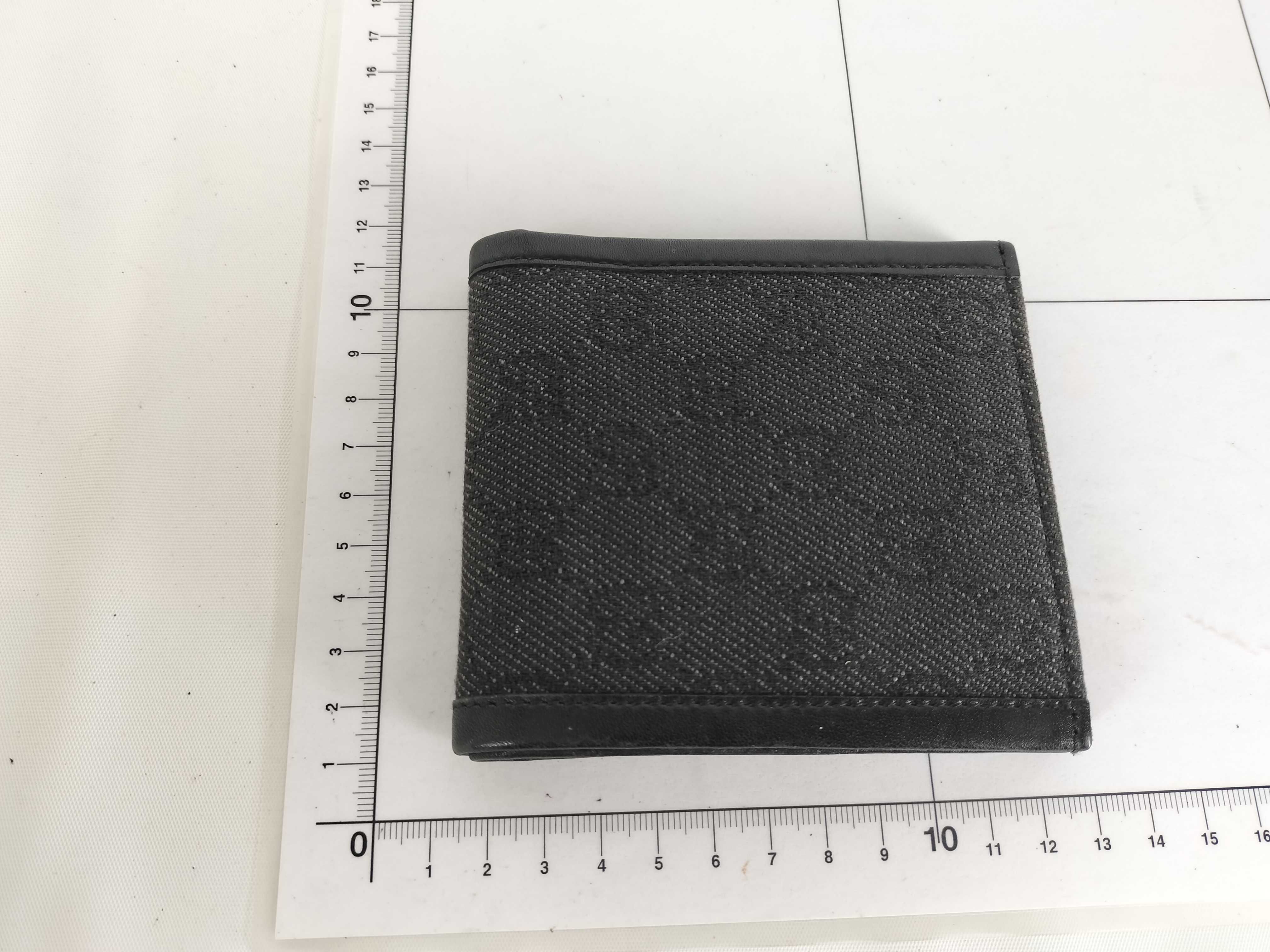101663・2149 Leather x GG Canvas Folding Wallet — view 10