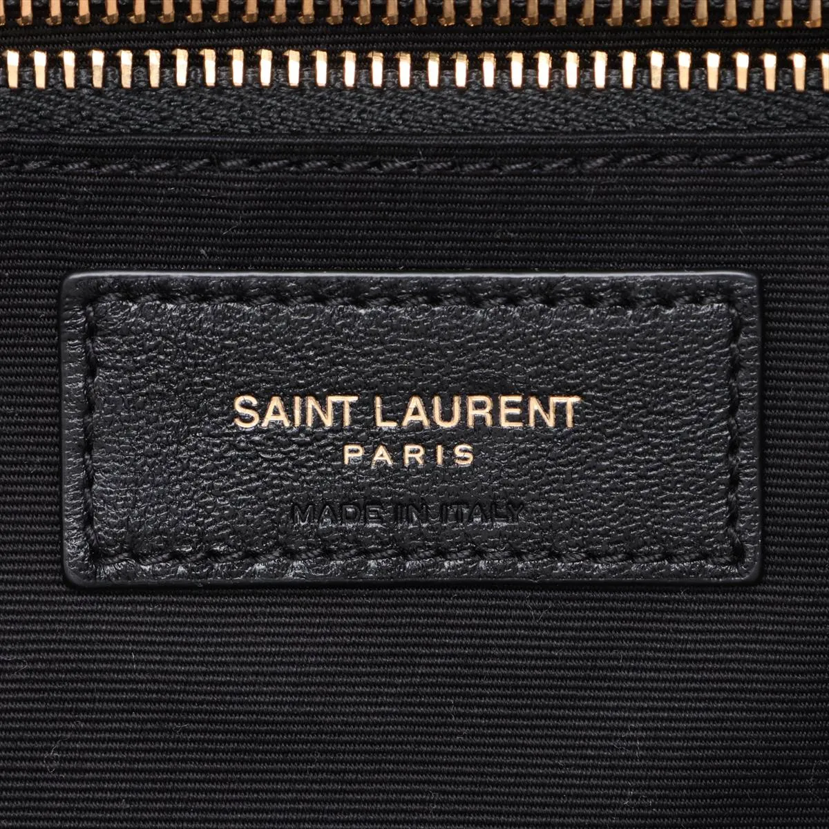 Leather Tote Bag, Black — view 11