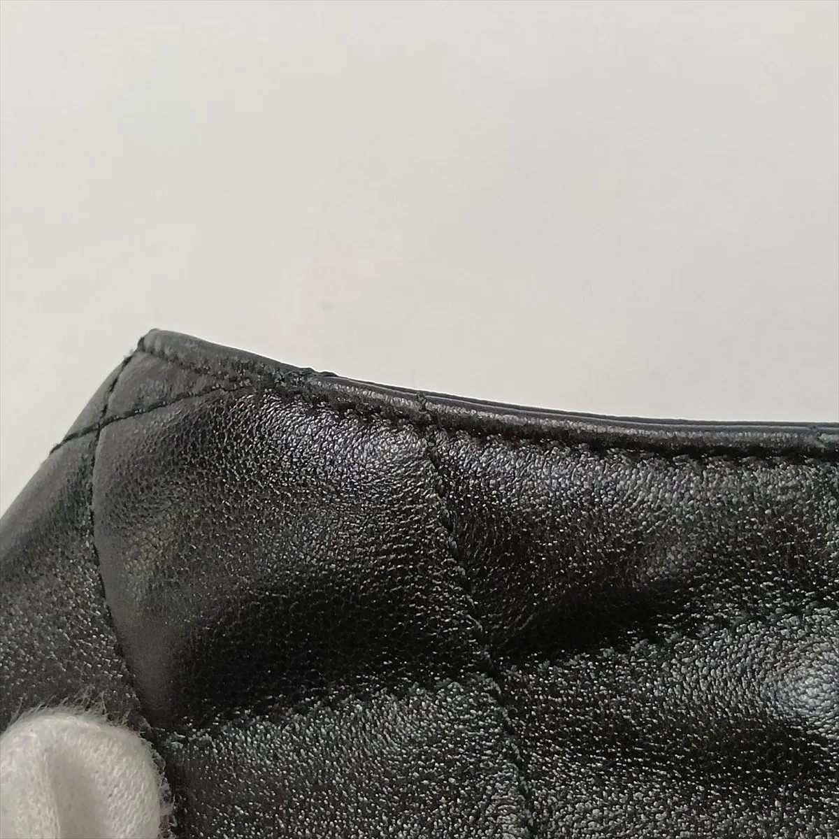Leather Tote Bag, Black — view 13