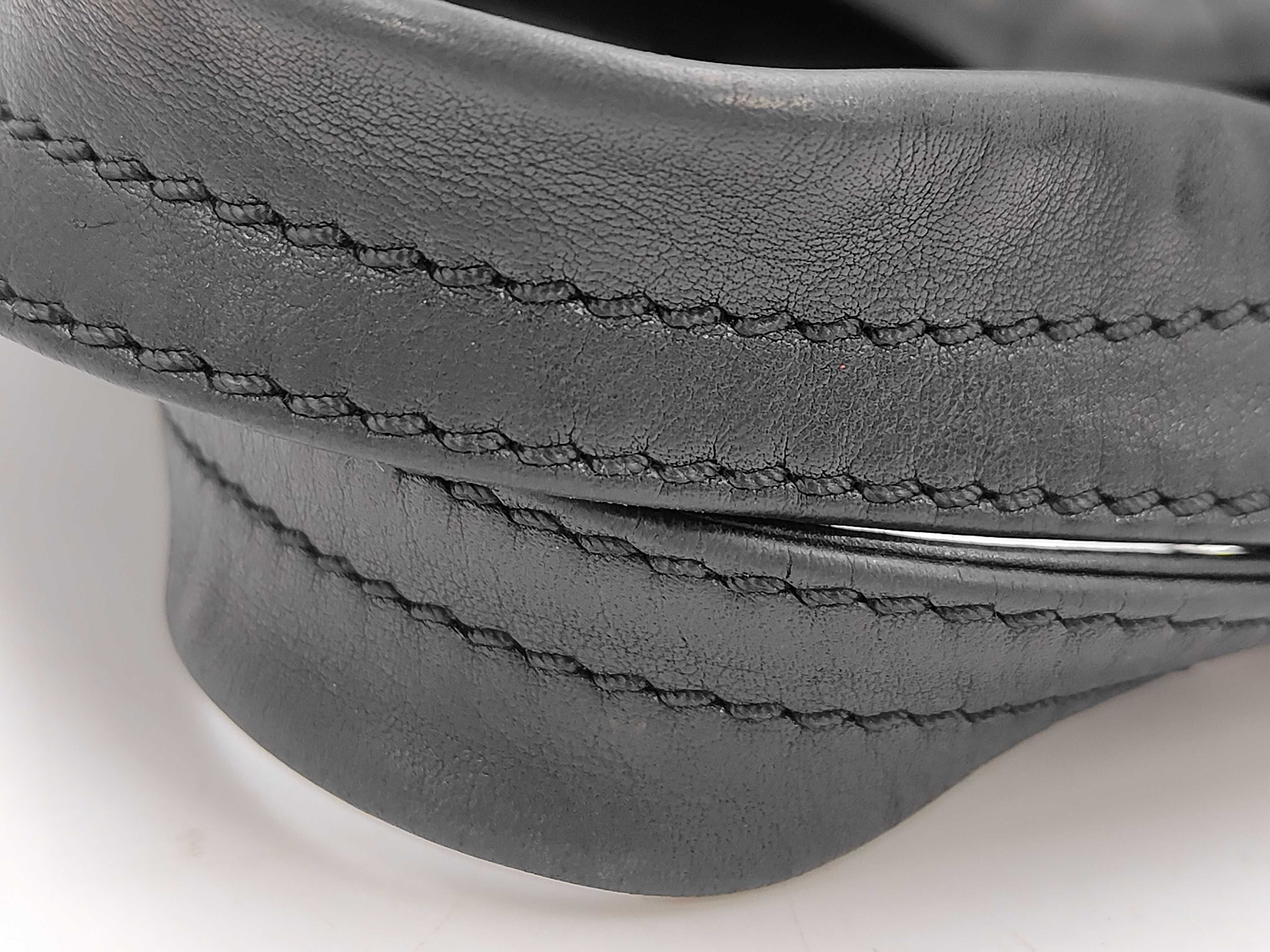 Coco Mark Matelassé Chevron Black Silver Hardware Tote Bag (Serial Number 10) — view 5