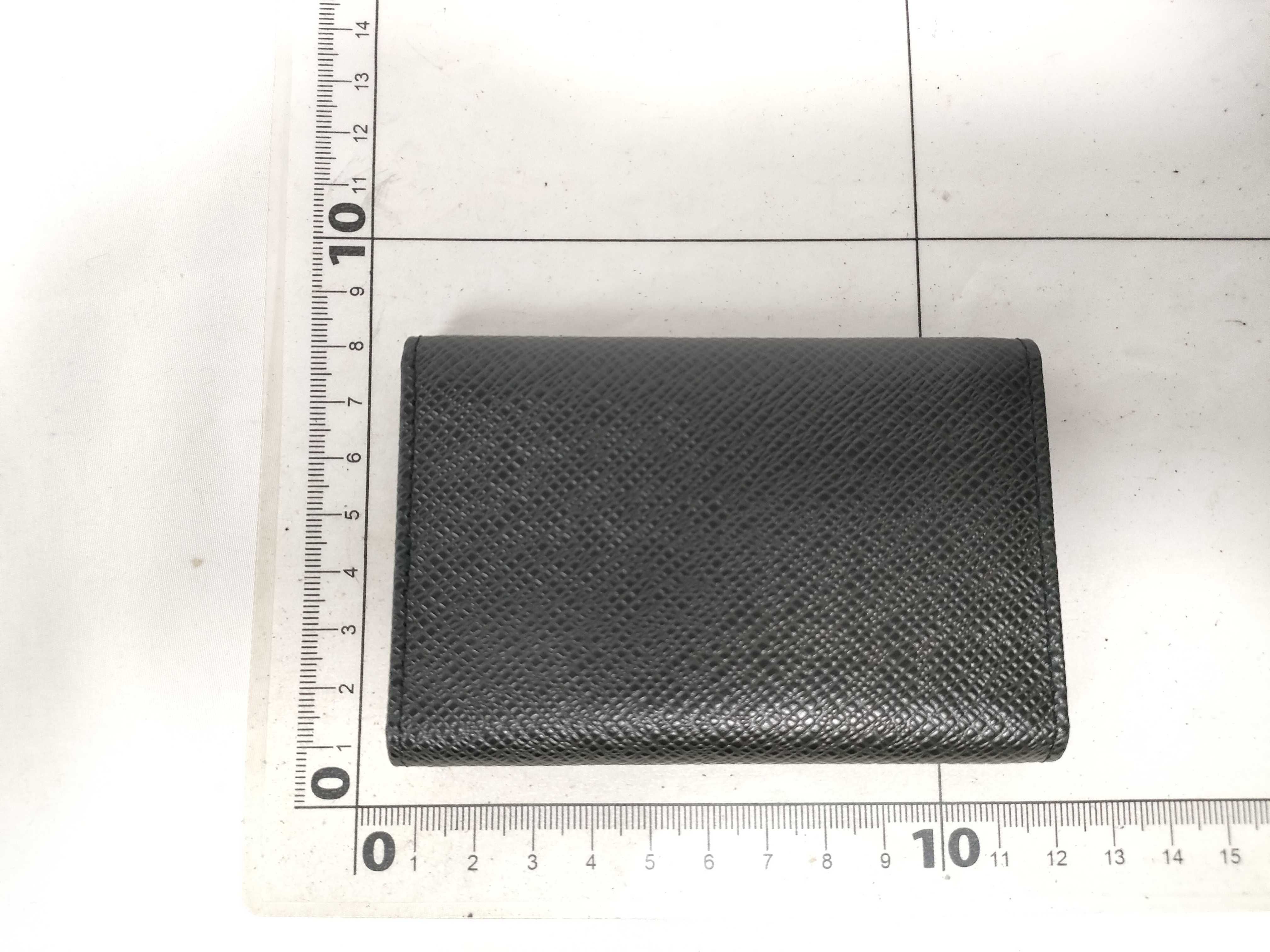 Taiga Multicles 6 M30532 Ardoise Leather Key Case with Tag Key Case — view 2