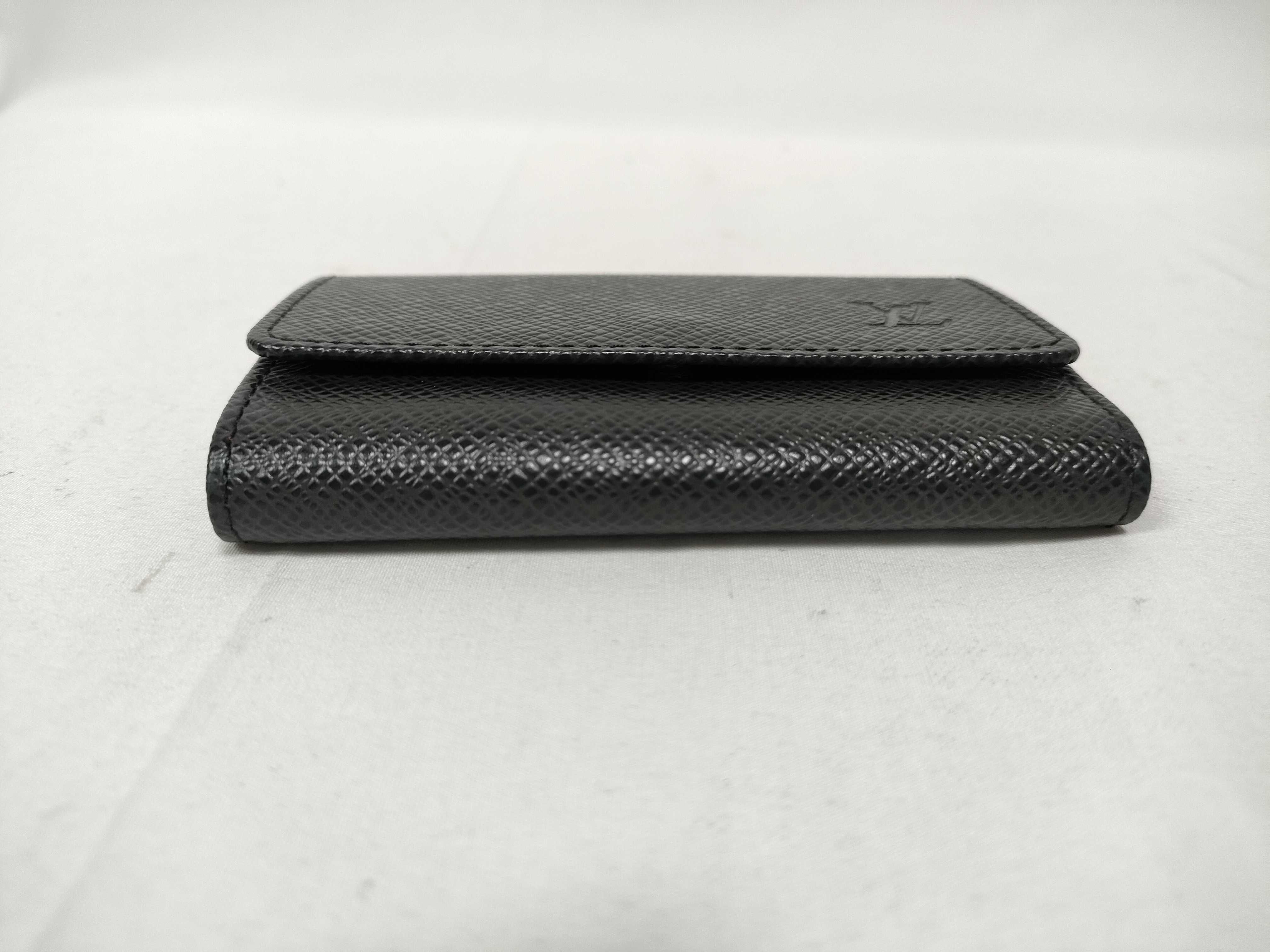 Taiga Multicles 6 M30532 Ardoise Leather Key Case with Tag Key Case — view 5