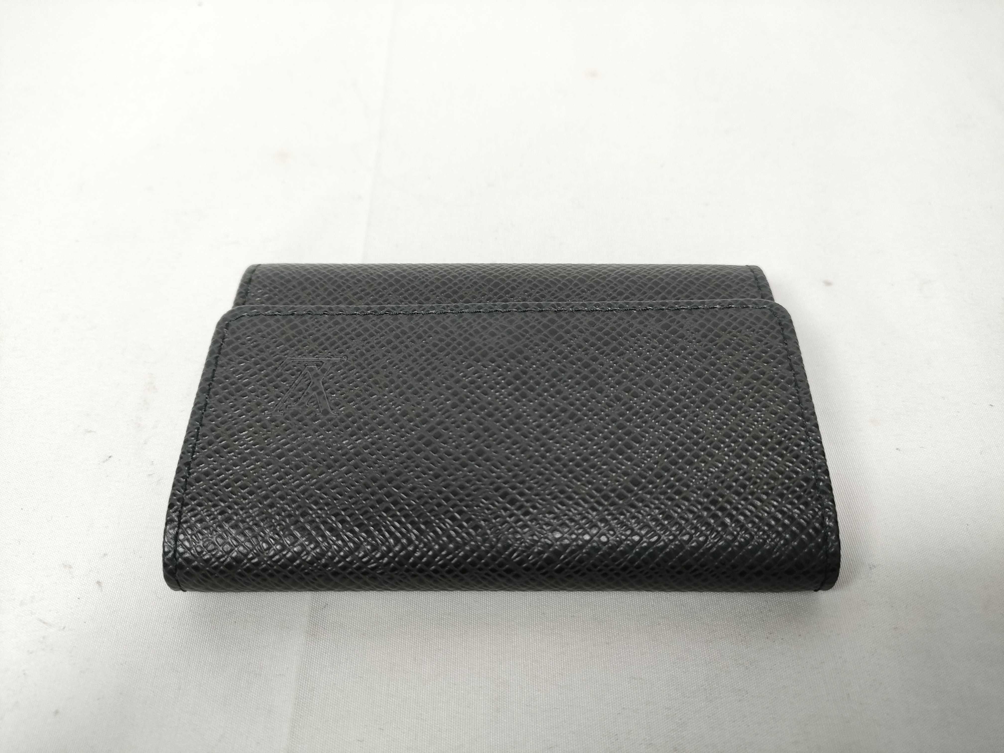 Taiga Multicles 6 M30532 Ardoise Leather Key Case with Tag Key Case — view 7