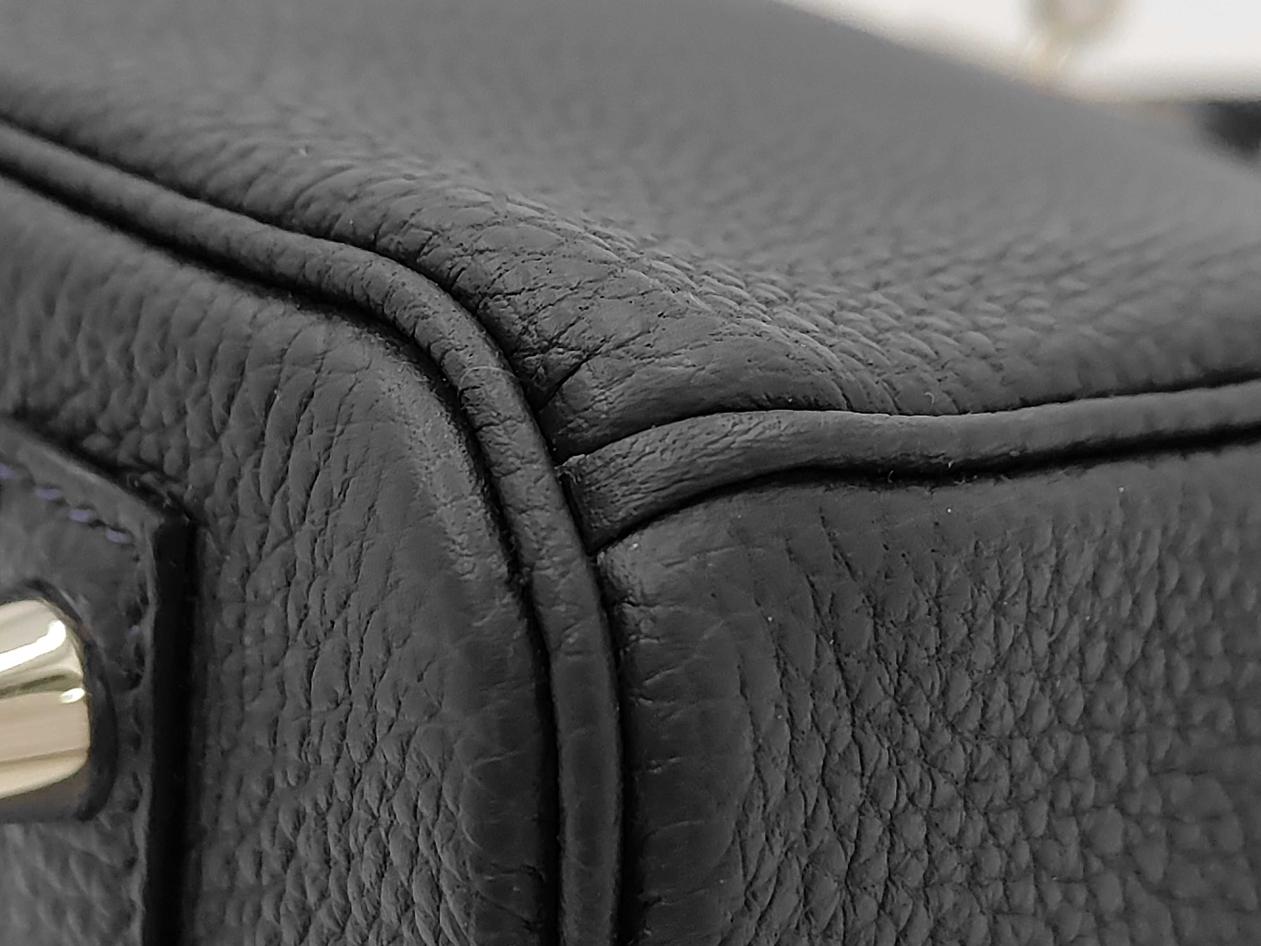 Birkin 30 Blue Nuit Silver Hardware K Stamp Handbag — view 4