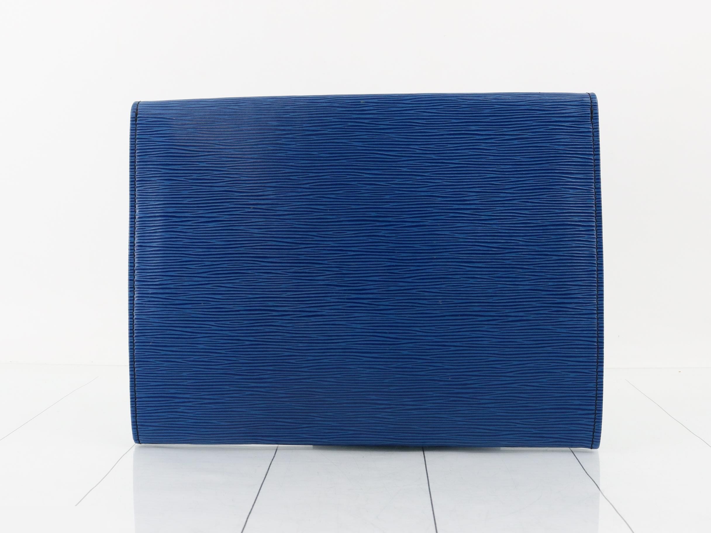 IENA Clutch Bag, Blue — view 2