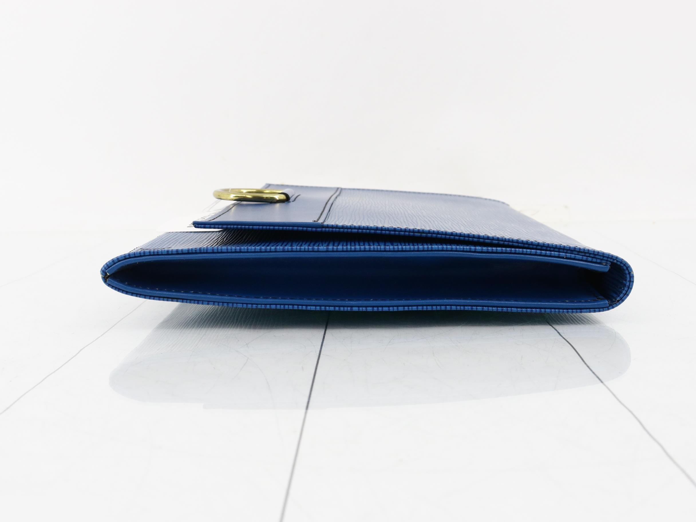 IENA Clutch Bag, Blue — view 3