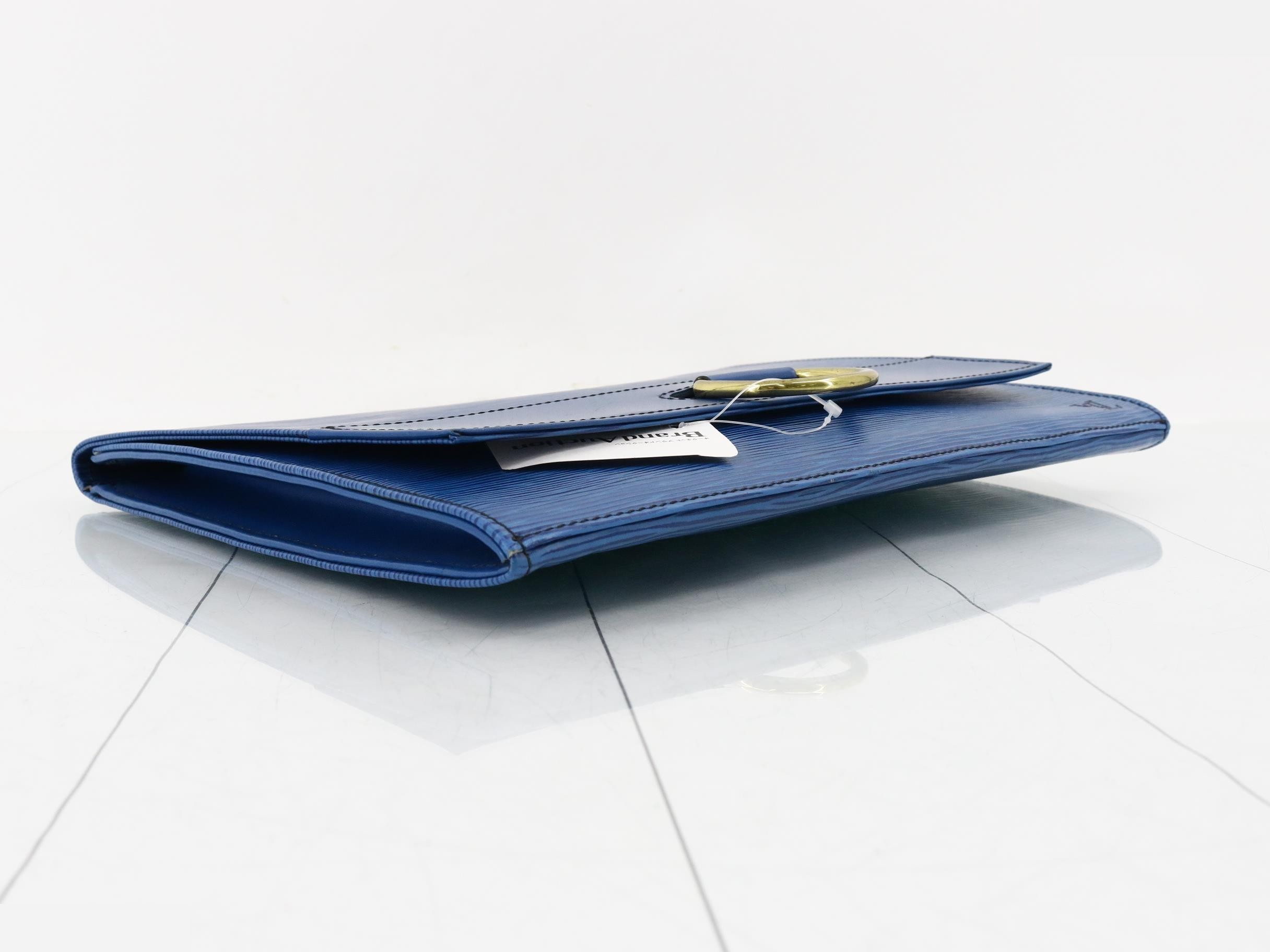 IENA Clutch Bag, Blue — view 5