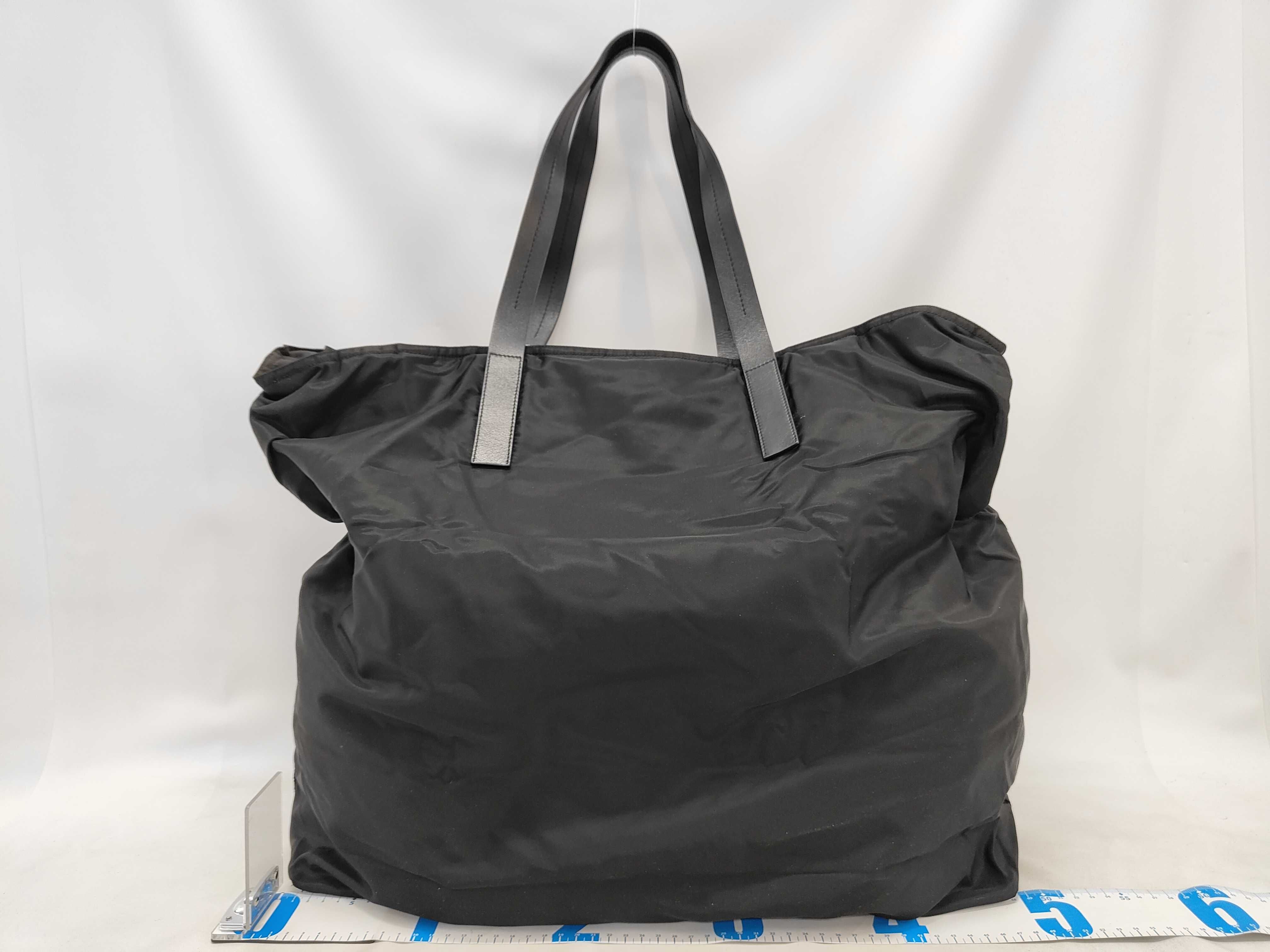 Nylon Tote Triangle Logo Tote Bag — view 2