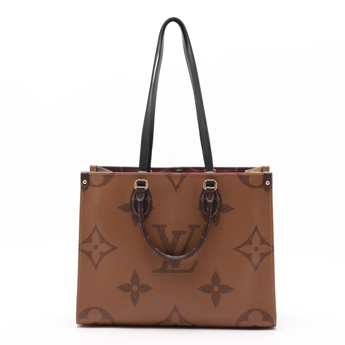 Giant Monogram Reverse OnTheGo MM M45321 AR0281 Brown (RFID detected) — view 2