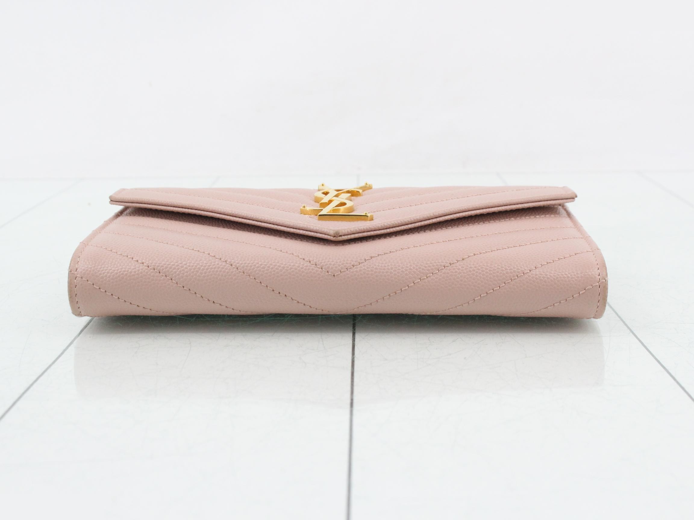 Cassandra Long Wallet, Pink Beige — view 3