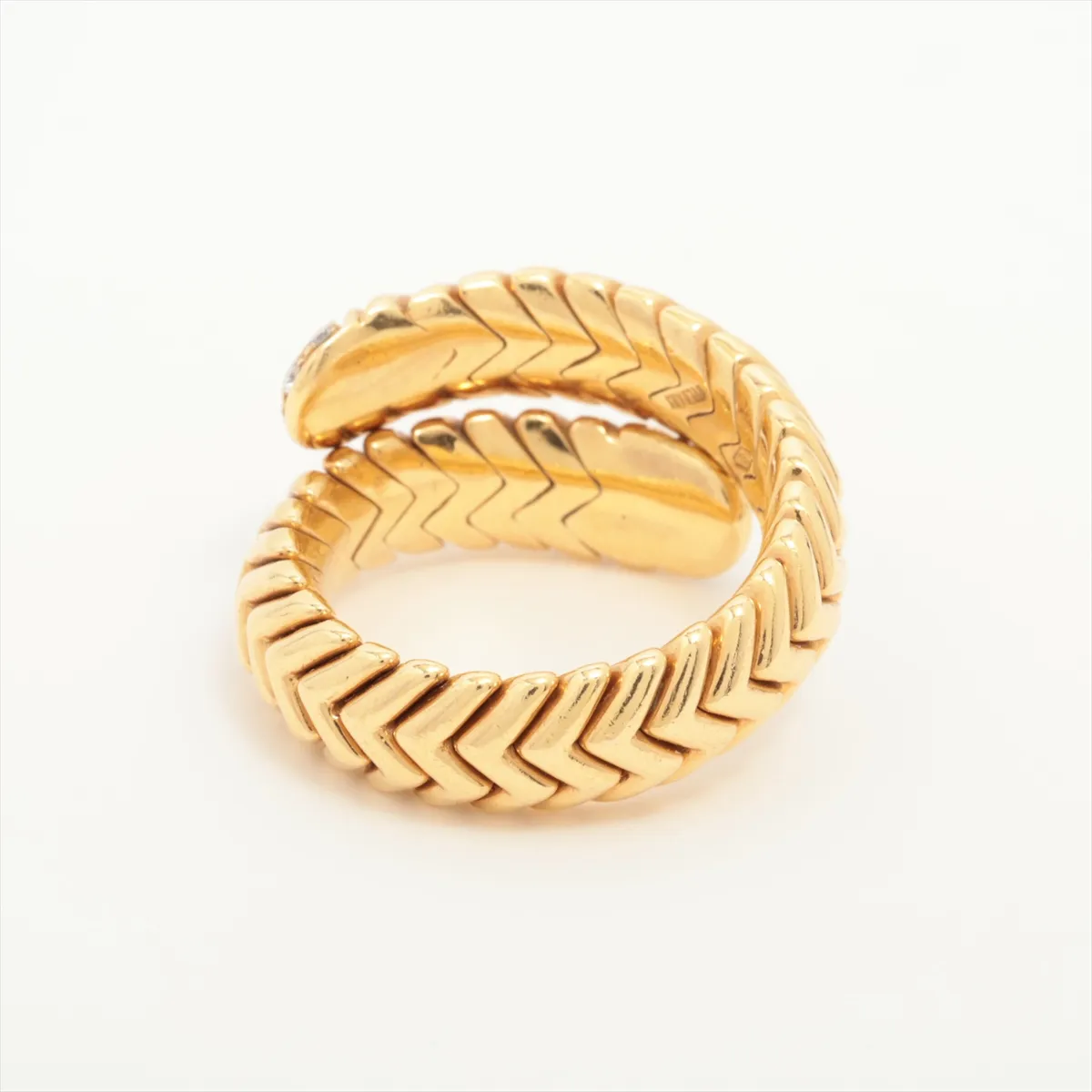 Spiga Diamond Ring 750(YG) 12.3g Distortion — view 2