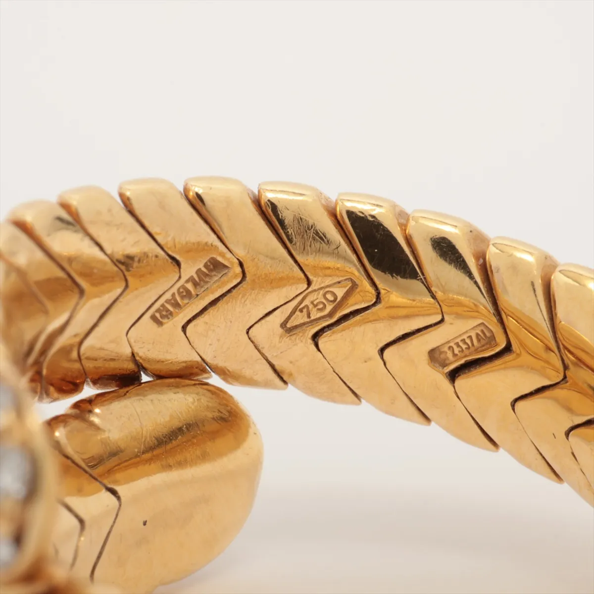 Spiga Diamond Ring 750(YG) 12.3g Distortion — view 3
