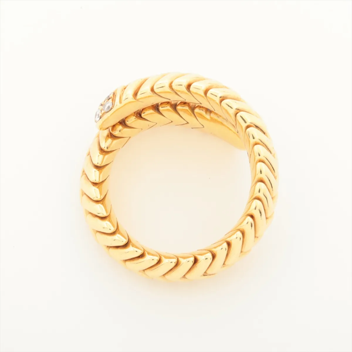 Spiga Diamond Ring 750(YG) 12.3g Distortion — view 4