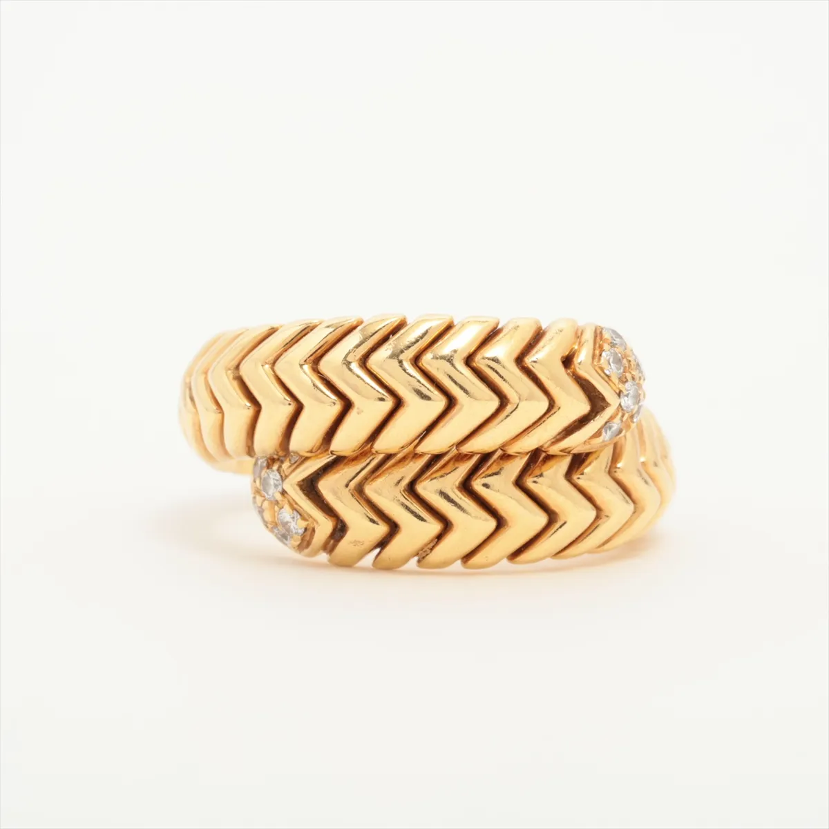 Spiga Diamond Ring 750(YG) 12.3g Distortion — view 5