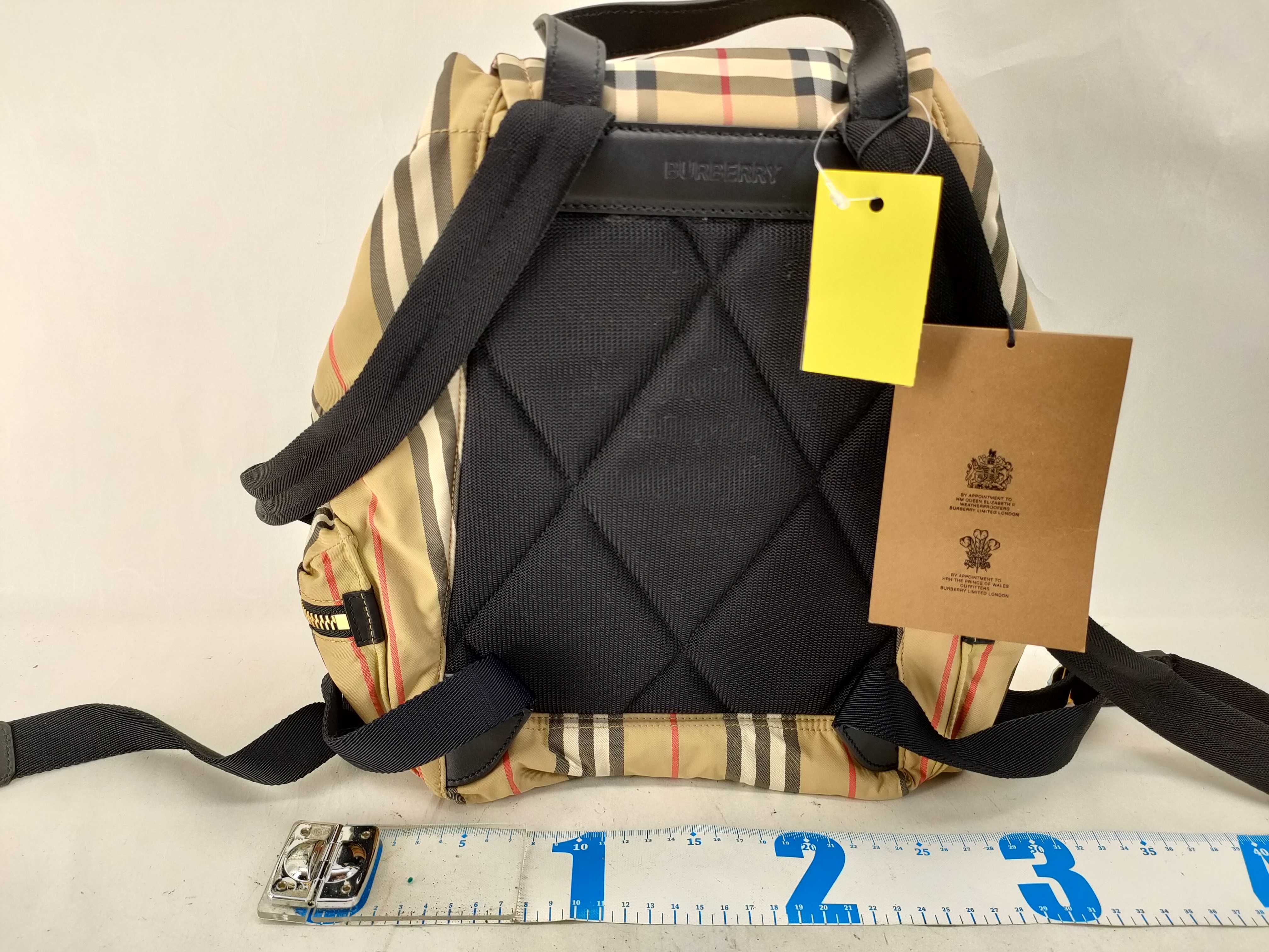 Backpack, Nova Check Nylon, with Tags — view 2