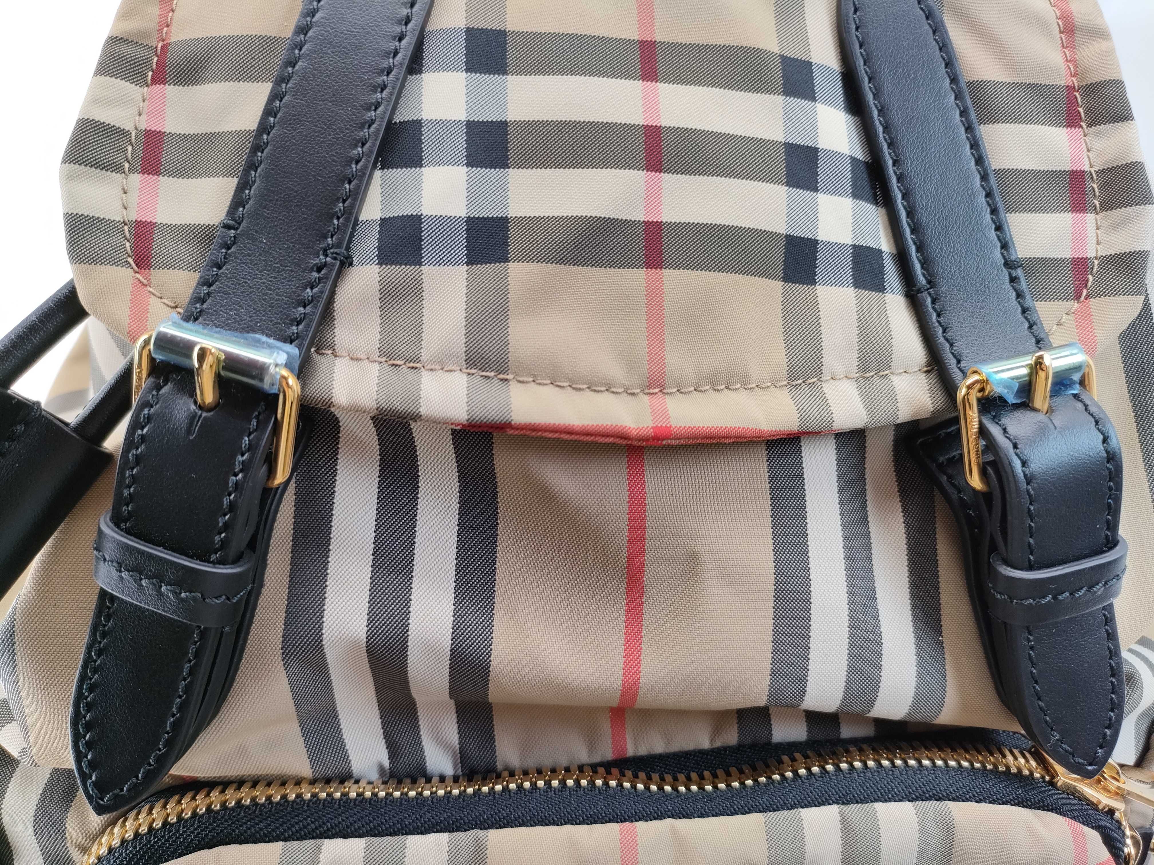 Backpack, Nova Check Nylon, with Tags — view 6