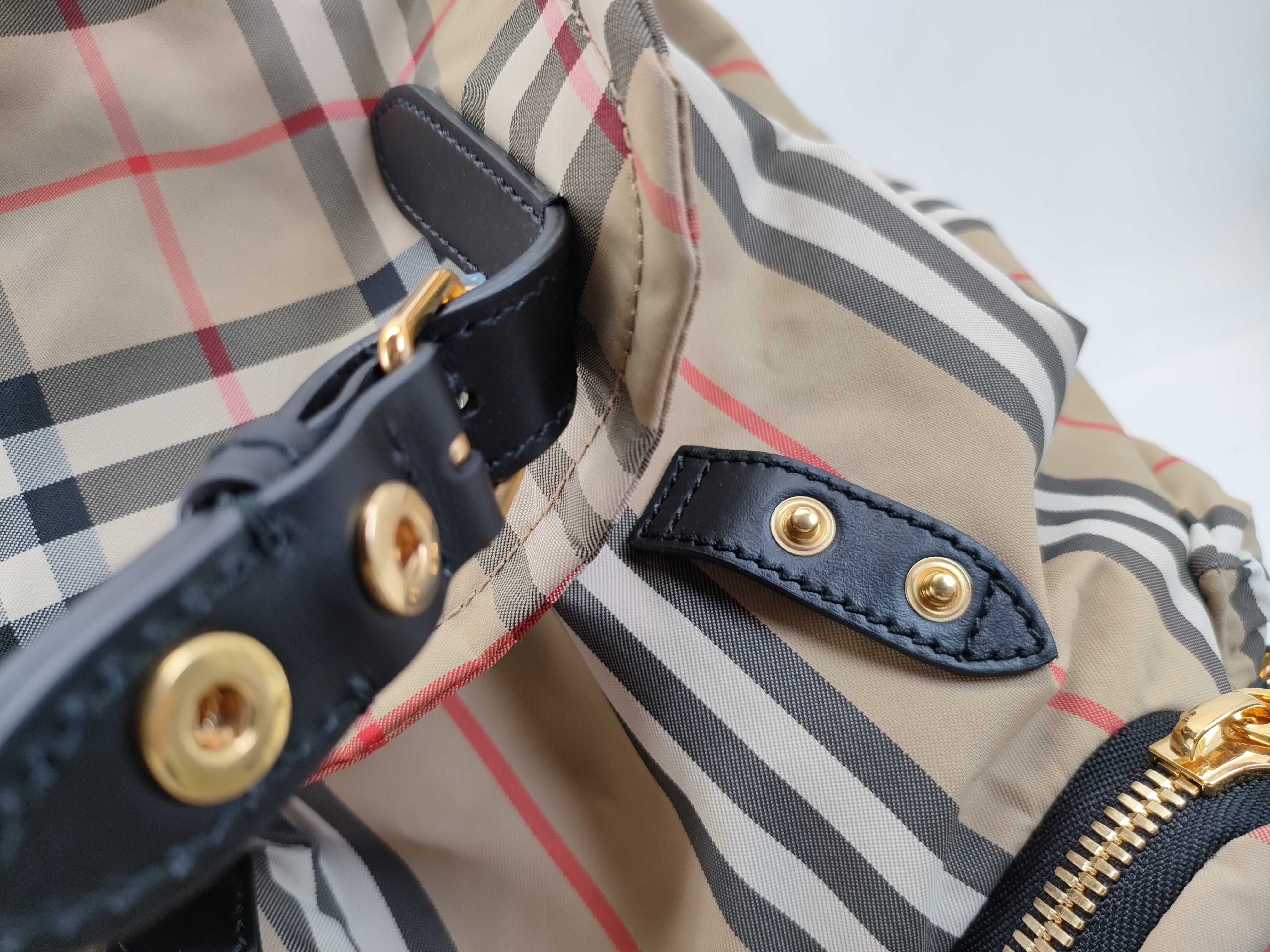 Backpack, Nova Check Nylon, with Tags — view 7