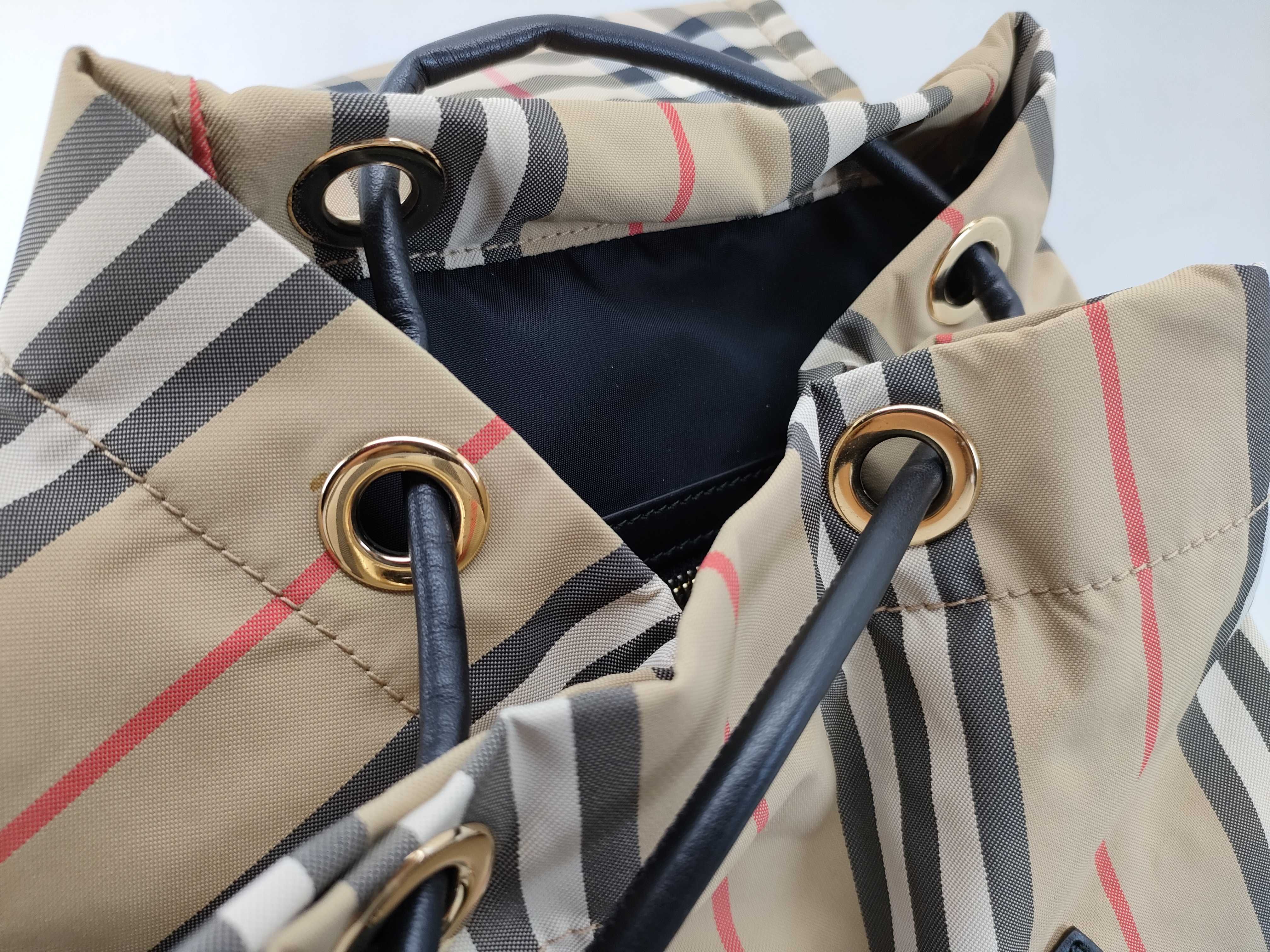Backpack, Nova Check Nylon, with Tags — view 8