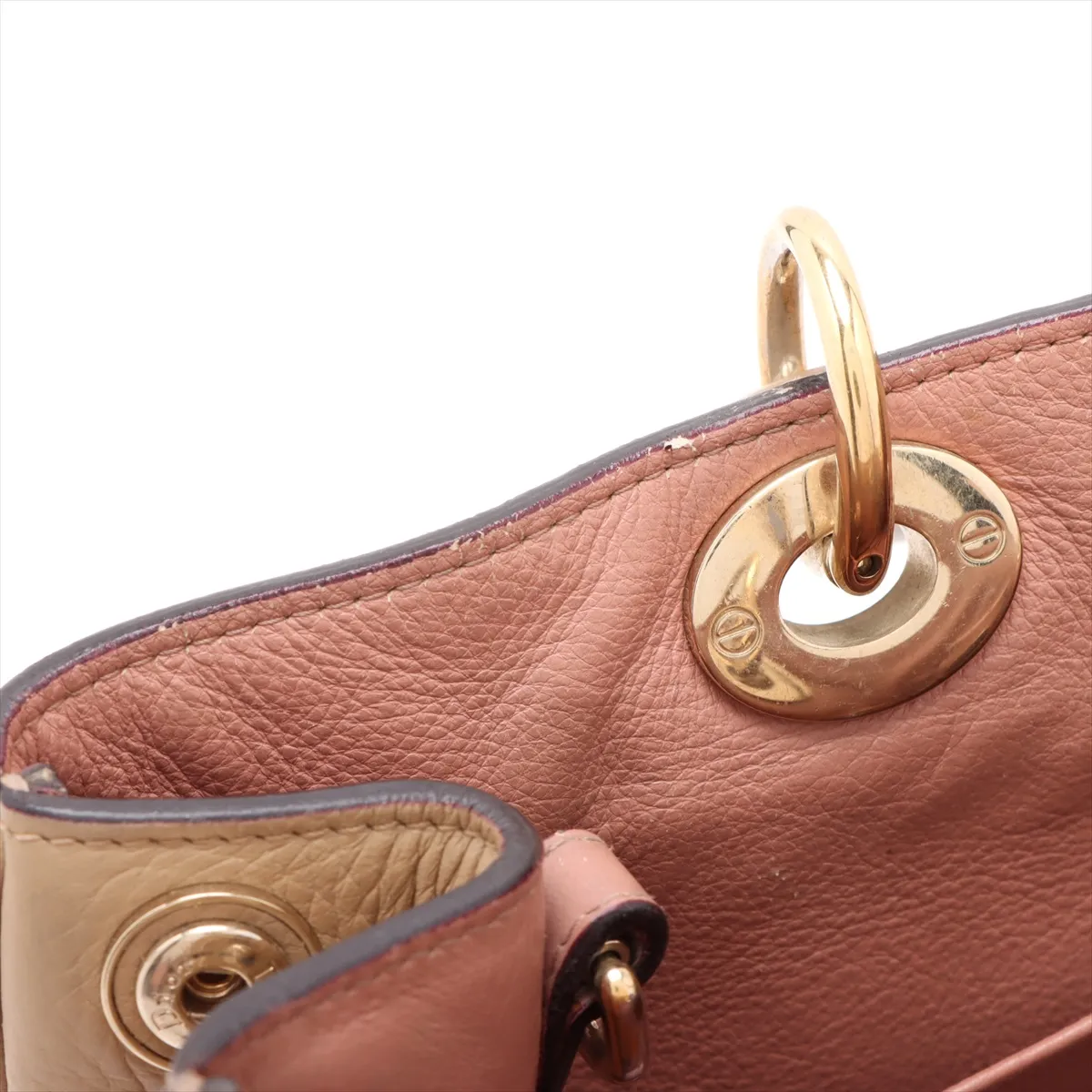 Diorissimo Leather 2WAY Handbag Beige — view 13