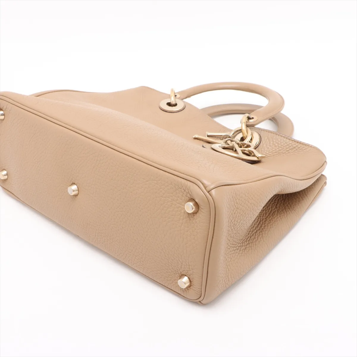 Diorissimo Leather 2WAY Handbag Beige — view 3