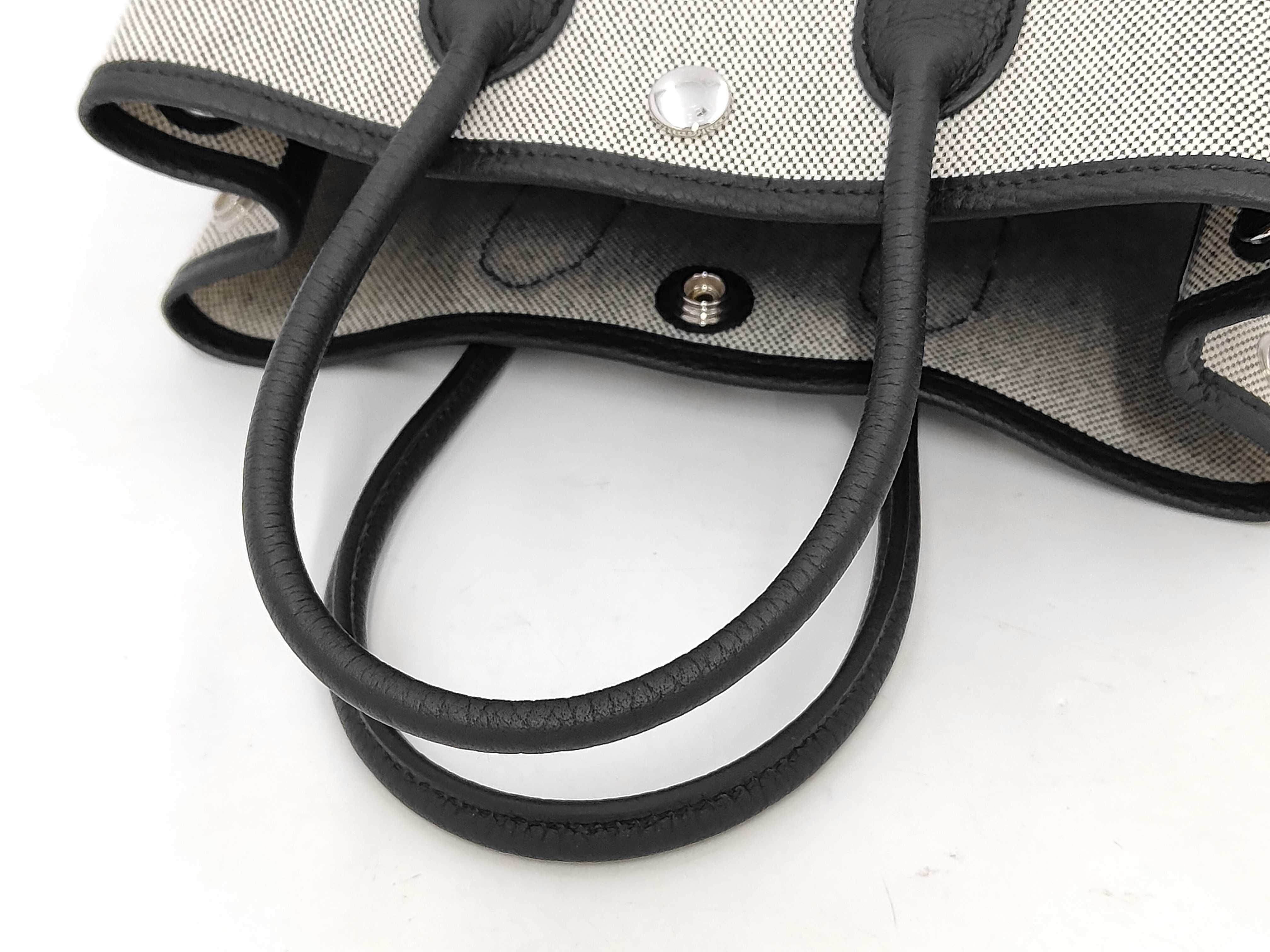 Garden Party Neo Black Negonda/Toile Silver Hardware G Stamp Handbag — view 3