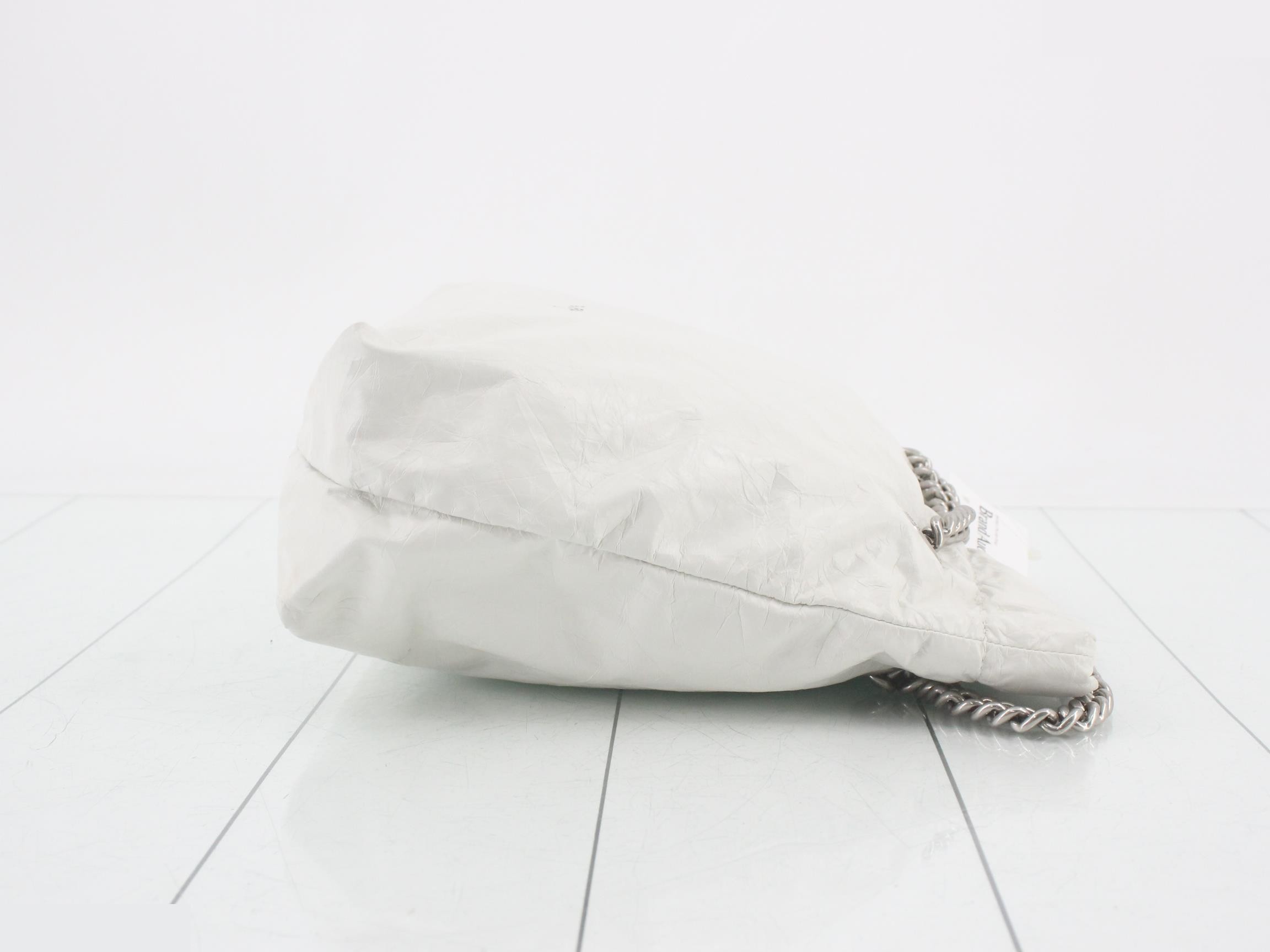 Crushed Small Tote Chain Shoulder Bag — view 3