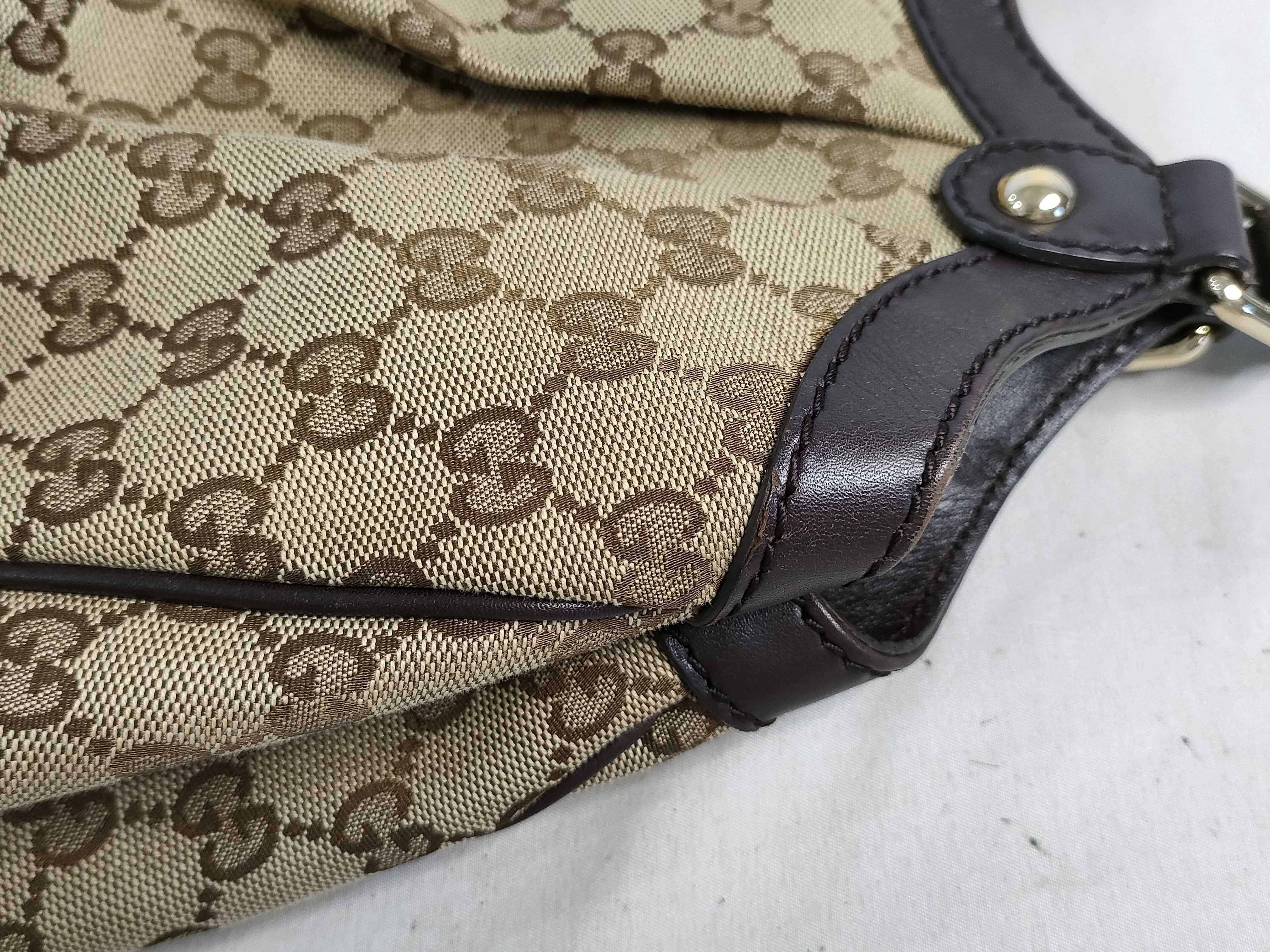 GG Canvas Gucci Sookie Tote Bag 211944 GG Canvas Brown 211944 493492 Tote Bag — view 14