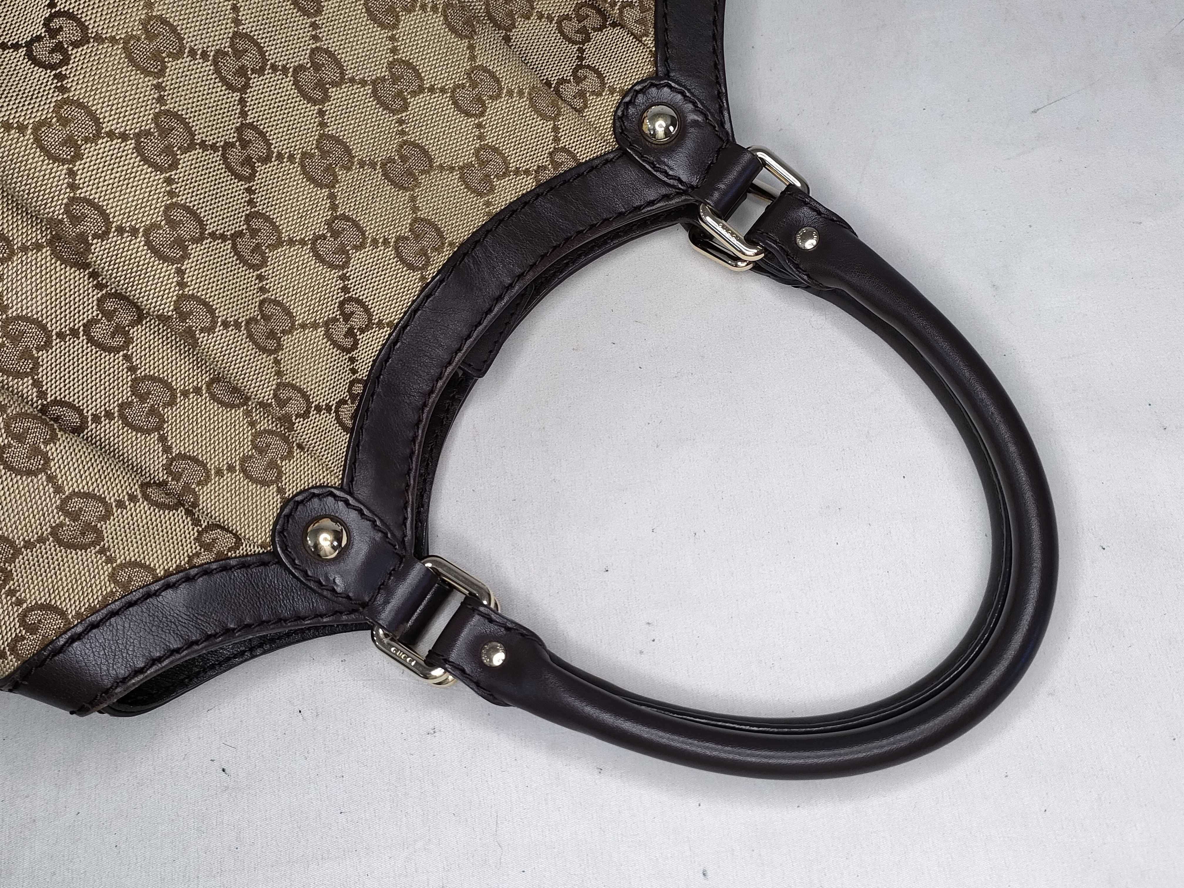GG Canvas Gucci Sookie Tote Bag 211944 GG Canvas Brown 211944 493492 Tote Bag — view 3