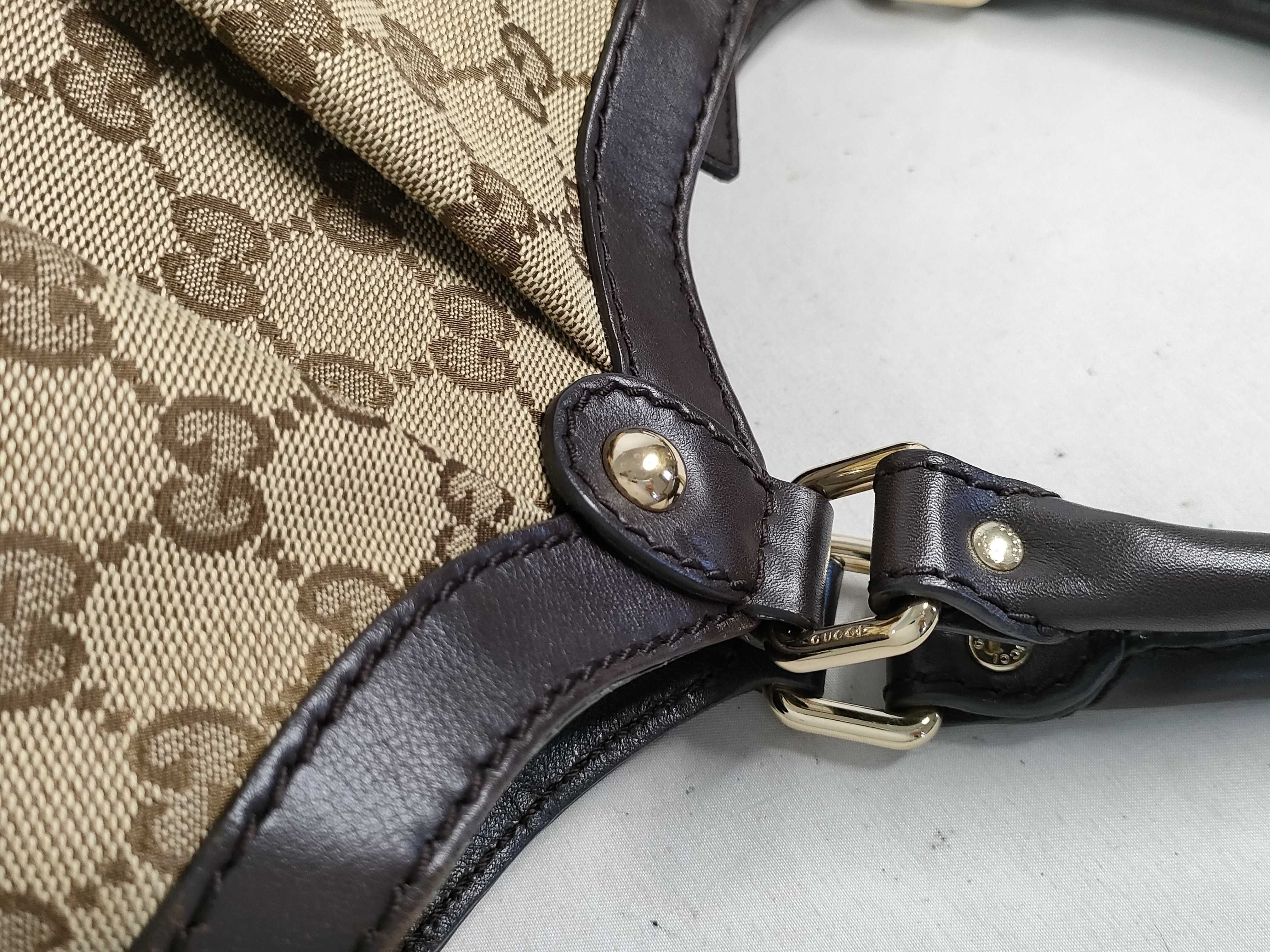 GG Canvas Gucci Sookie Tote Bag 211944 GG Canvas Brown 211944 493492 Tote Bag — view 5