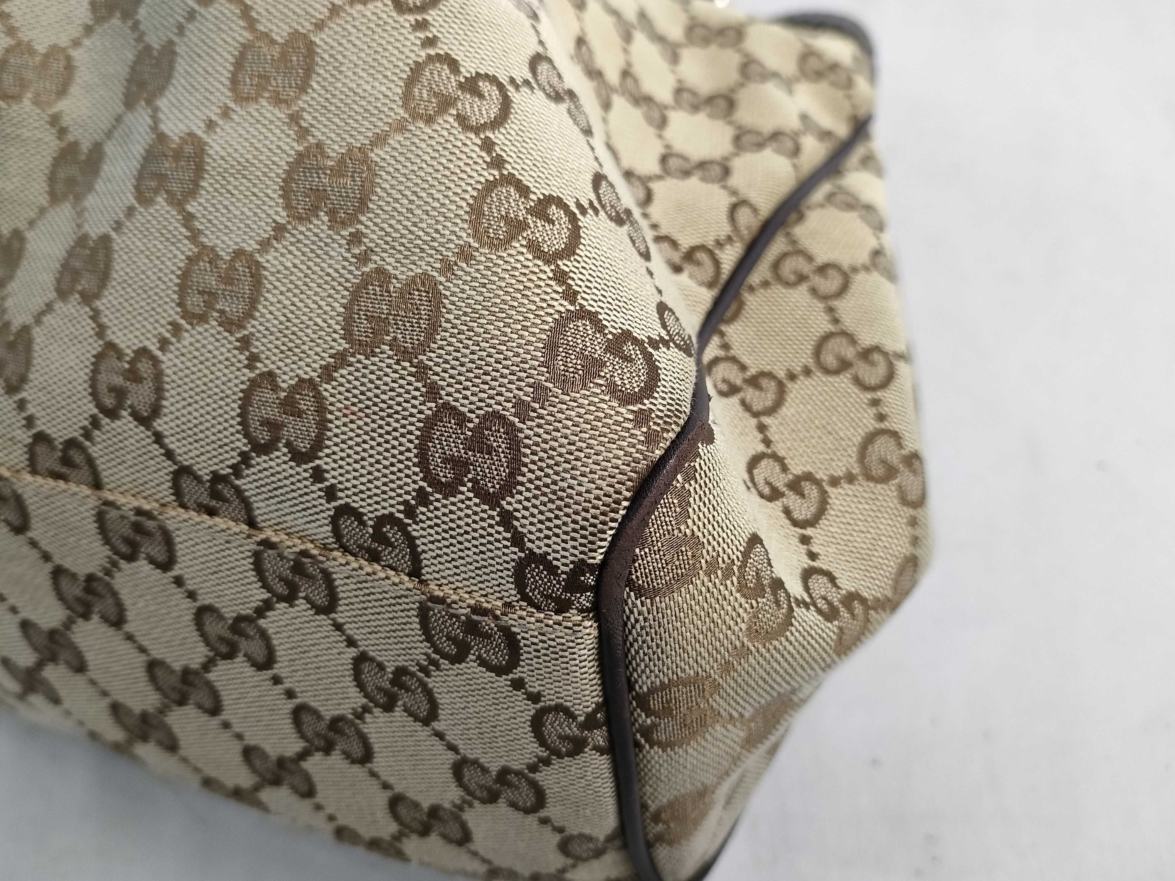 GG Canvas Gucci Sookie Tote Bag 211944 GG Canvas Brown 211944 493492 Tote Bag — view 6