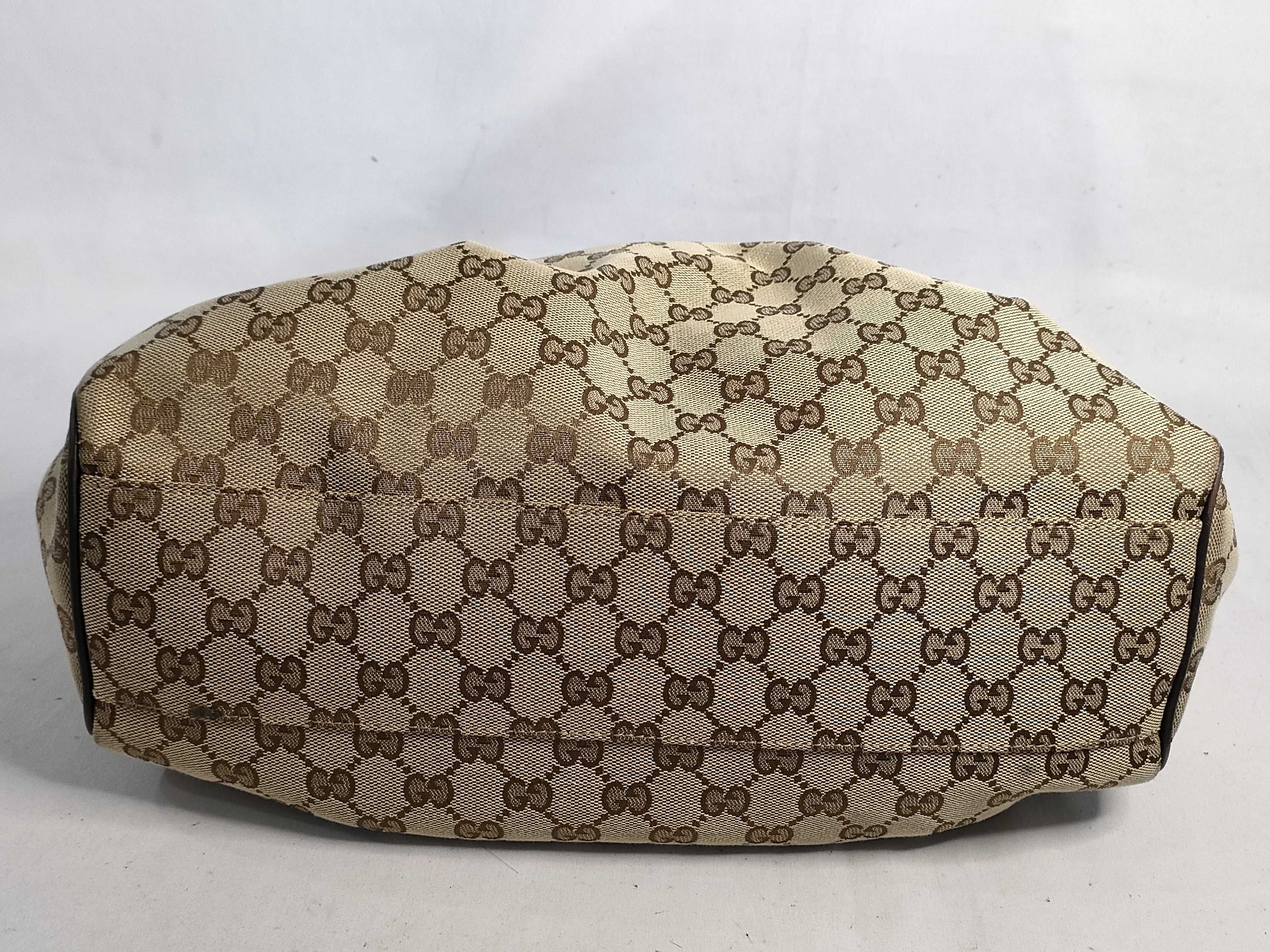GG Canvas Gucci Sookie Tote Bag 211944 GG Canvas Brown 211944 493492 Tote Bag — view 7