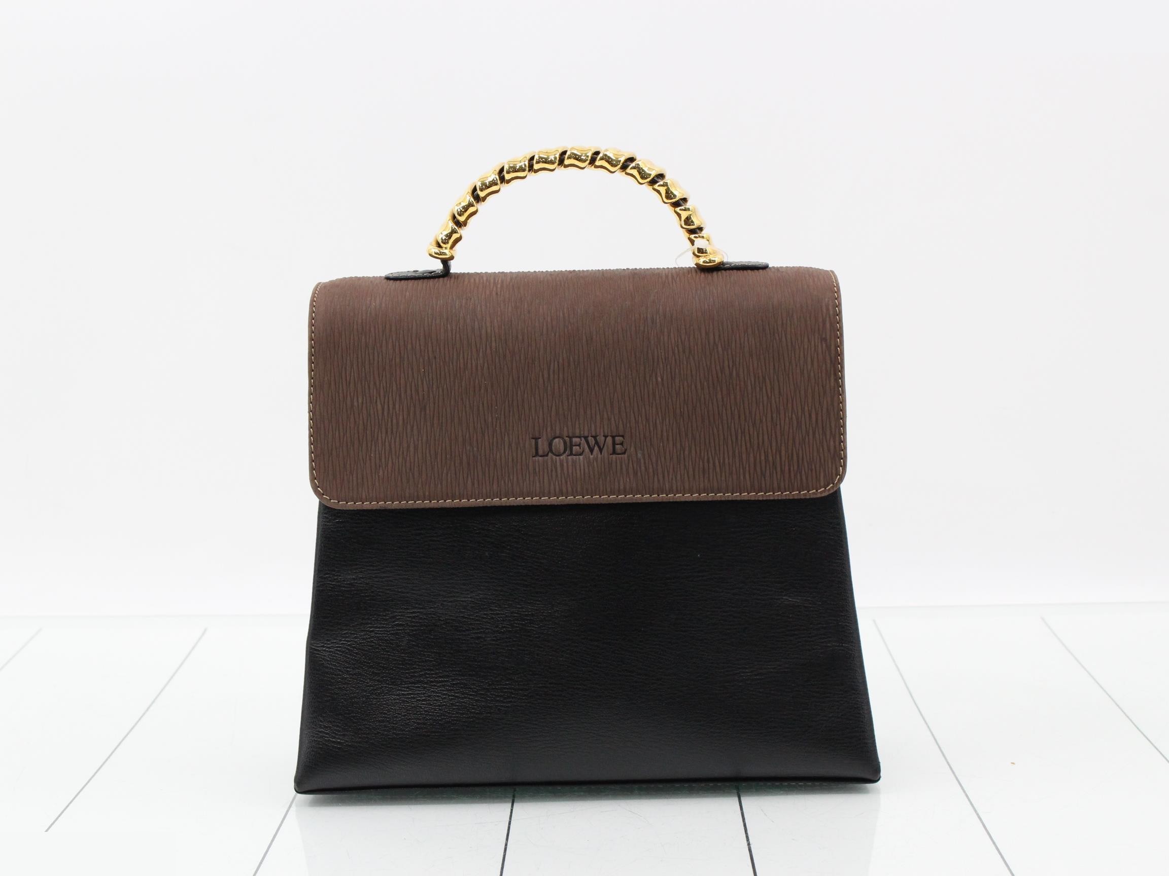 Velázquez handbag, leather, black