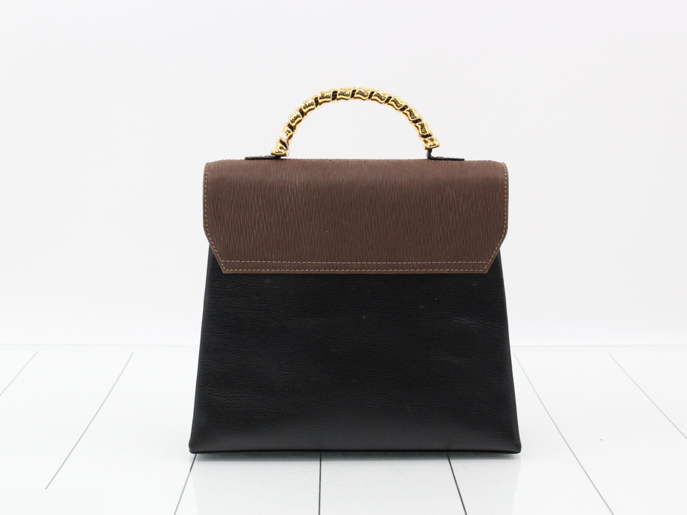 Velázquez handbag, leather, black — view 2