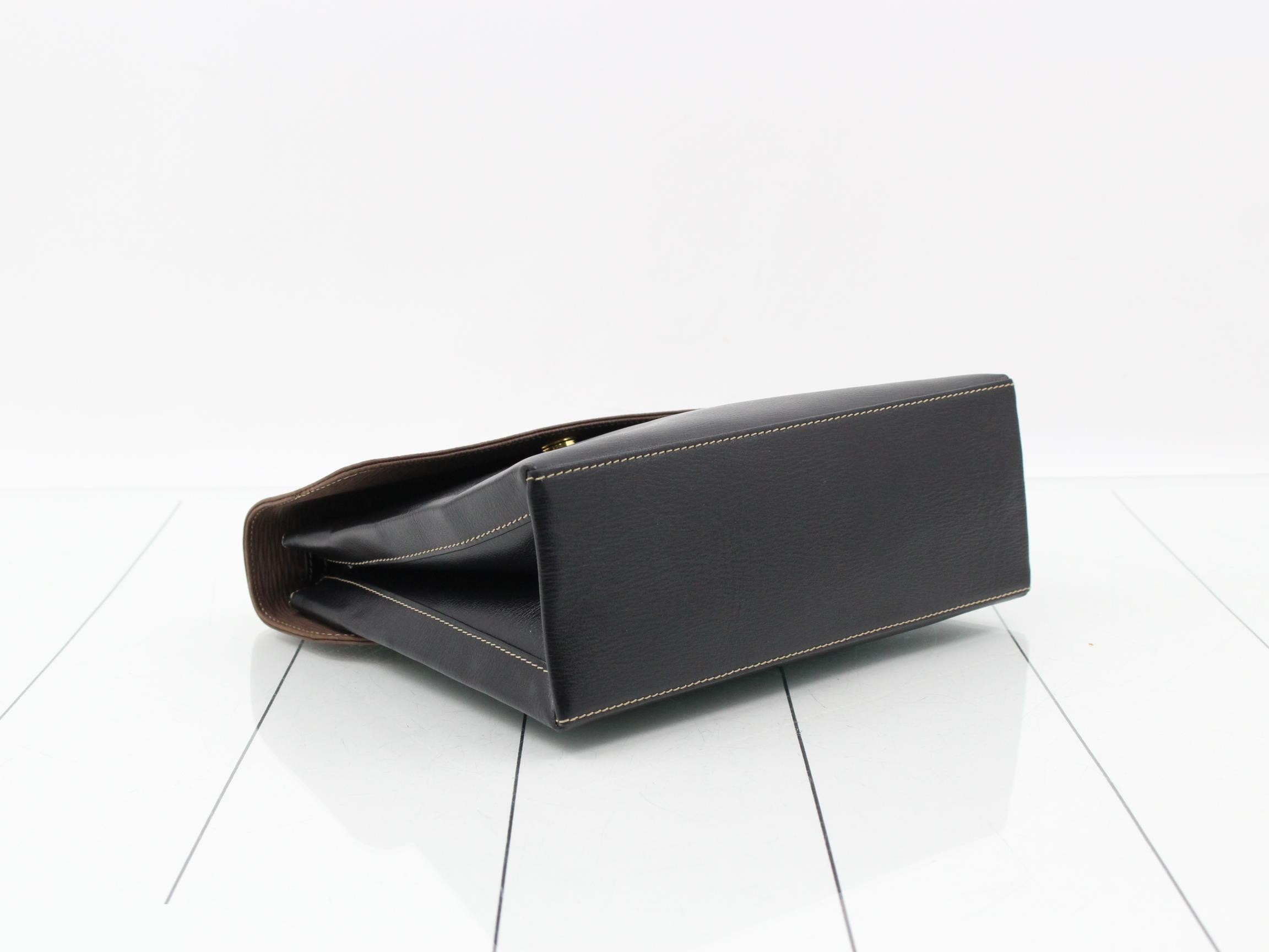 Velázquez handbag, leather, black — view 5