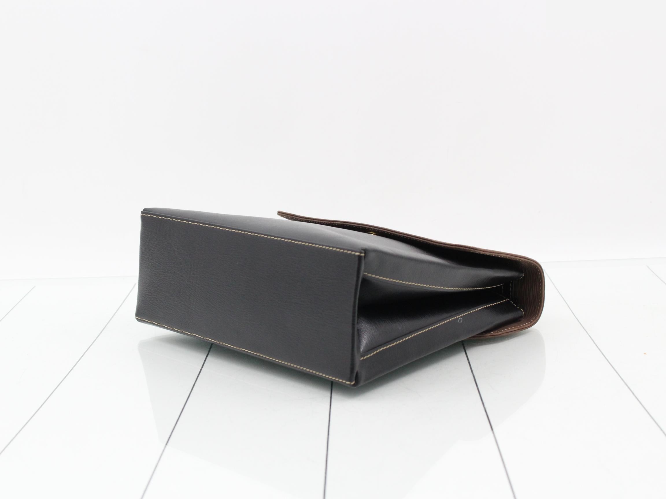 Velázquez handbag, leather, black — view 6