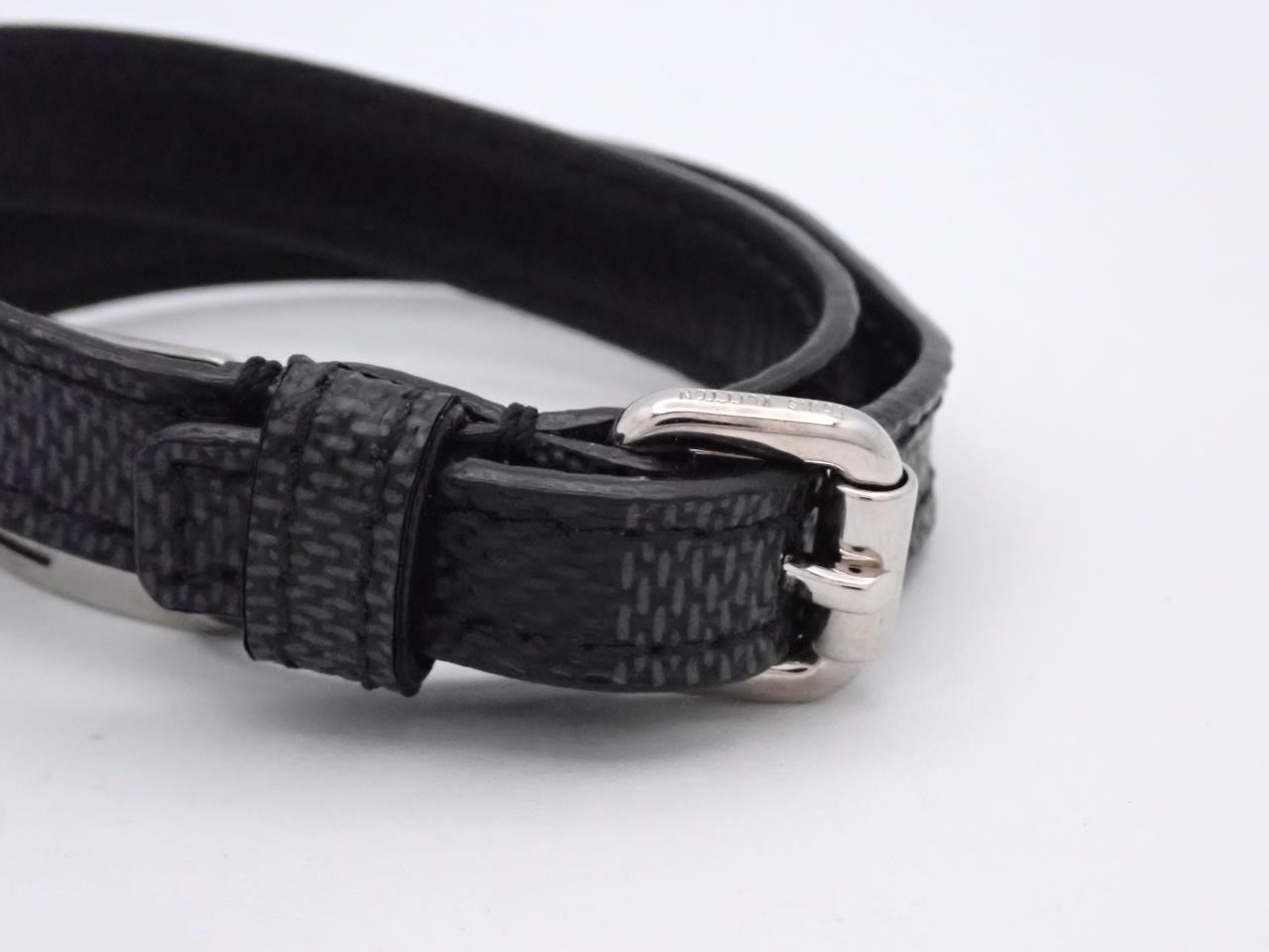 Damier Graphite Bracelet Sign It, wrist circumference approximately 18cm — view 3