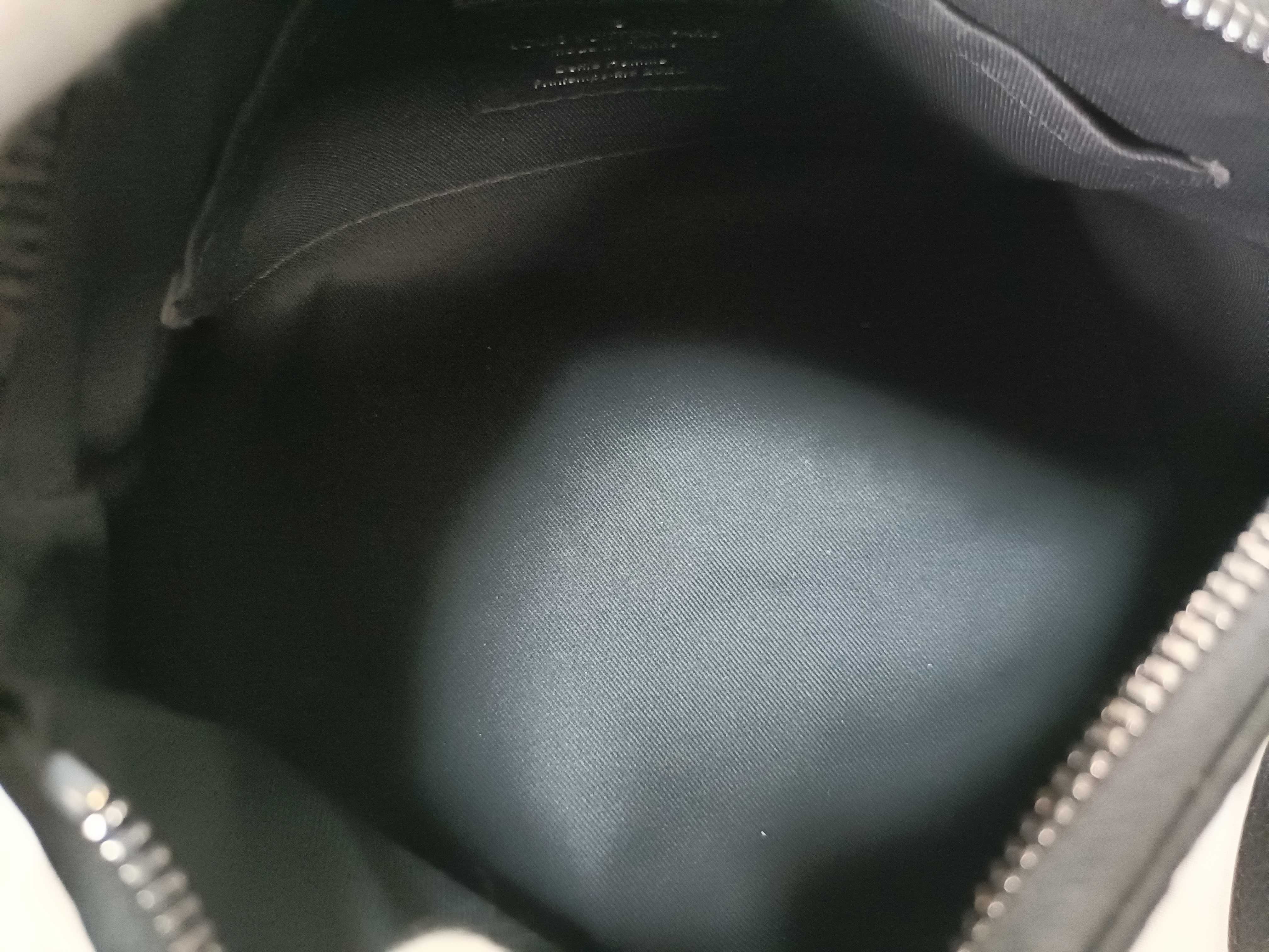 Triangle Messenger Taurillon Shoulder Bag — view 3