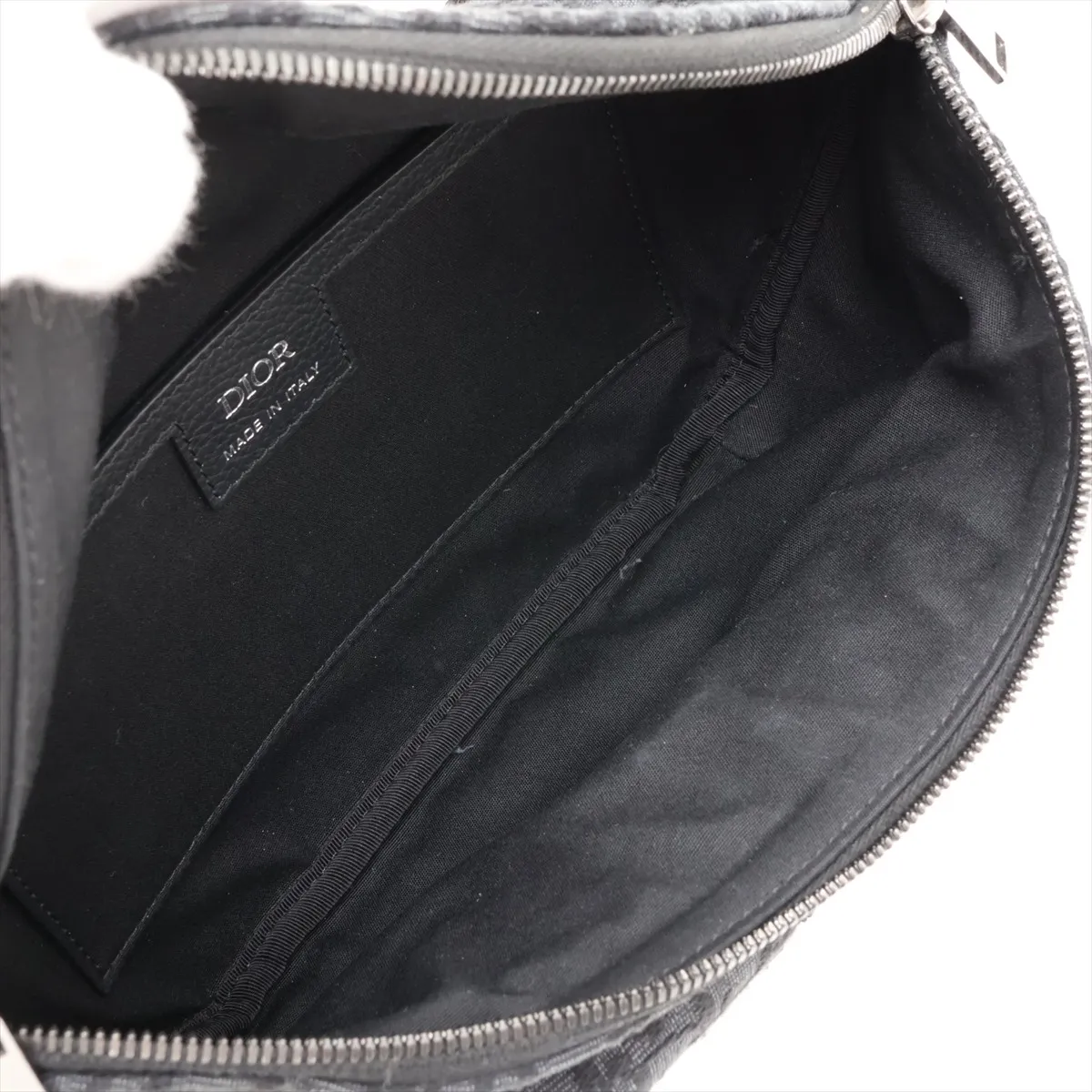 Oblique Dior 8 Canvas x Leather Body Bag Black Lucky Star — view 6