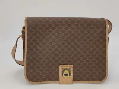 shoulder bag, Macadam, PVC, leather, hardware